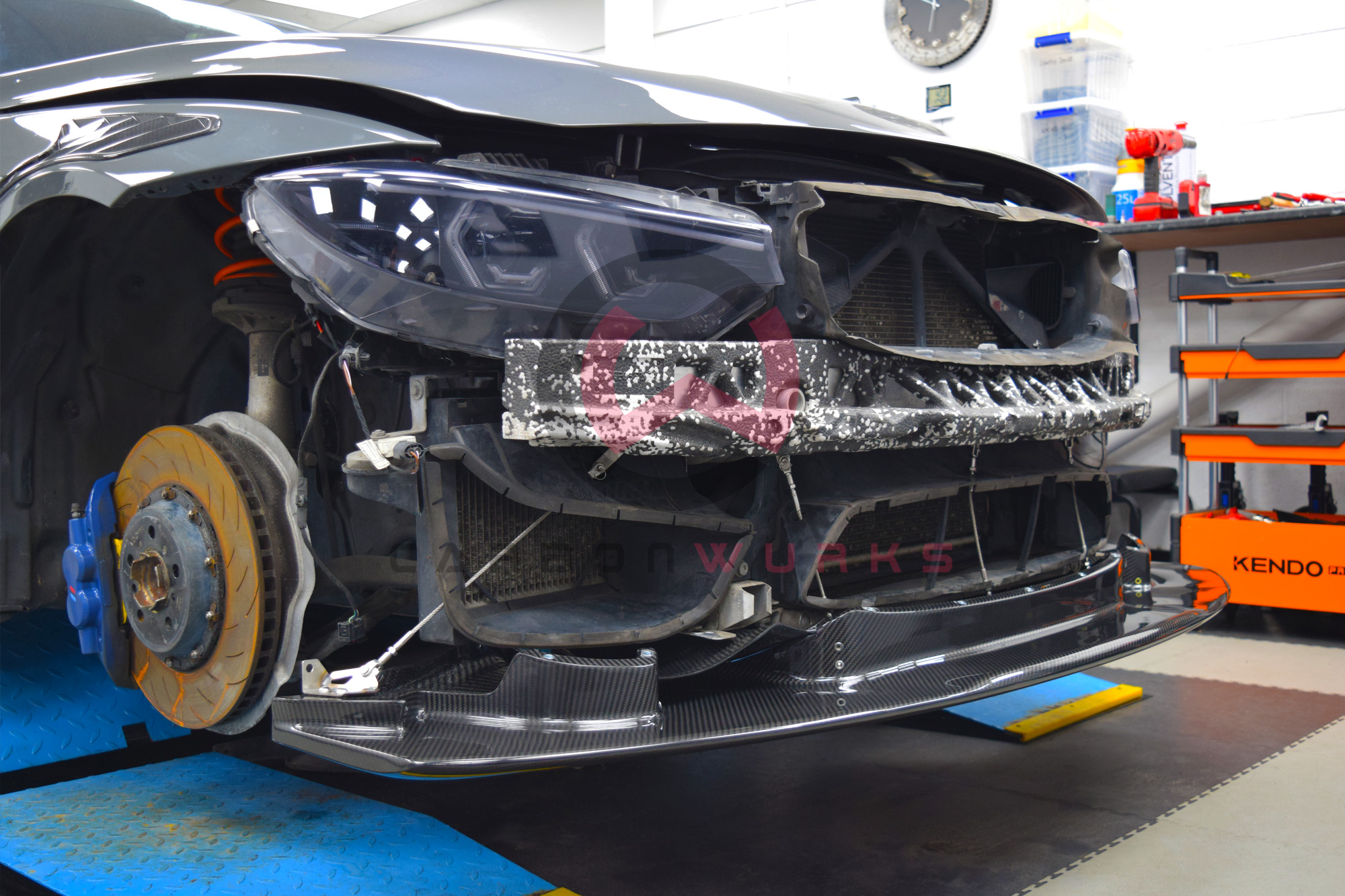 BMW M4 F82 GT4 Carbon Fibre Front Splitter