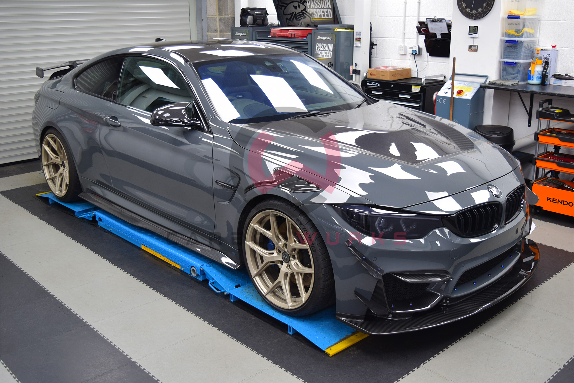 BMW M4 F82 GT4 Carbon Fibre Front Splitter