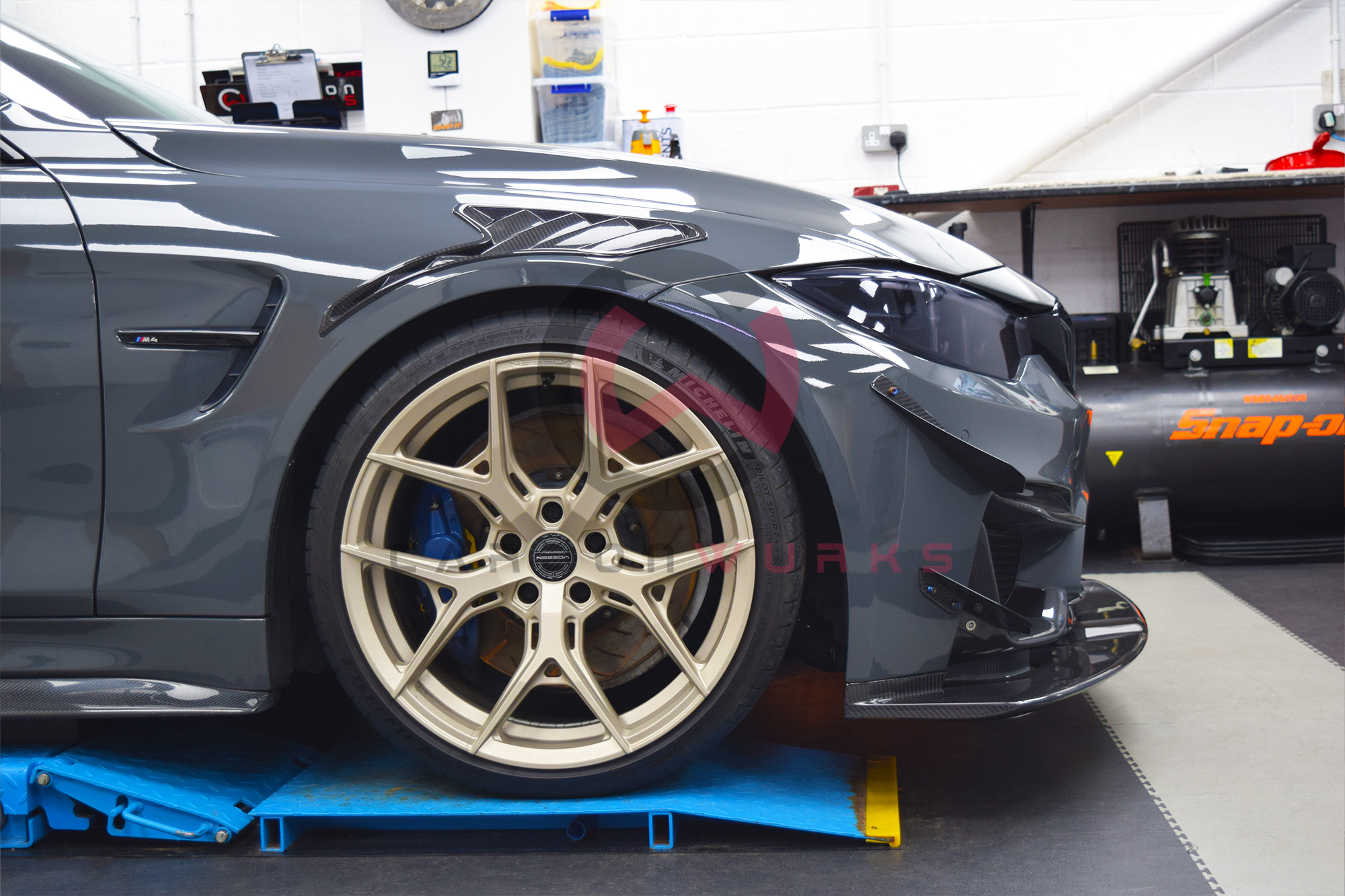 BMW M4 F82 GT4 Carbon Fibre Front Splitter