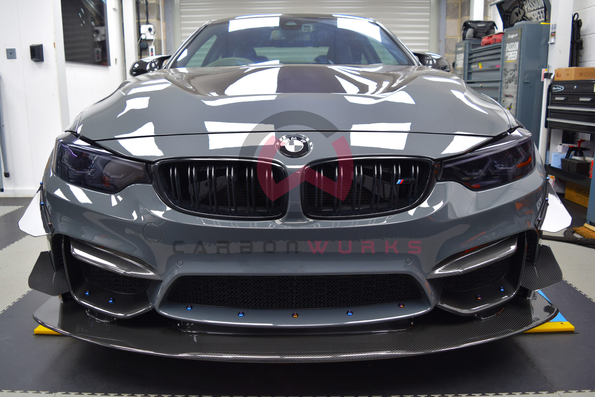 BMW M4 F82 GT4 Carbon Fibre Front Splitter