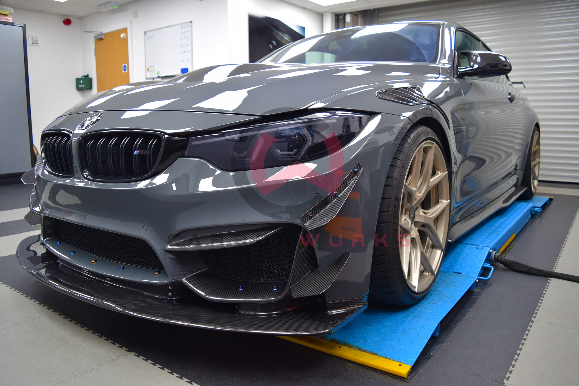 BMW M4 F82 GT4 Carbon Fibre Front Splitter