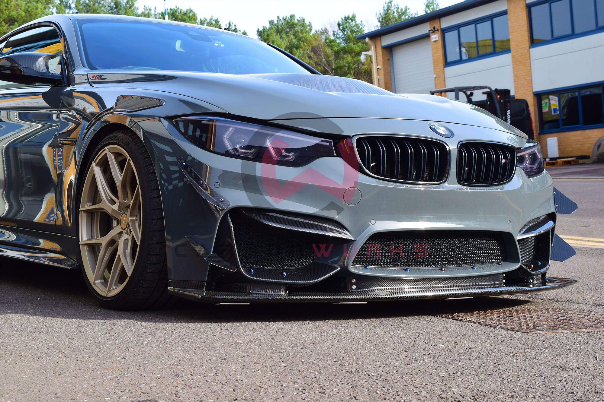 BMW M4 F82 GT4 Carbon Fibre Front Splitter