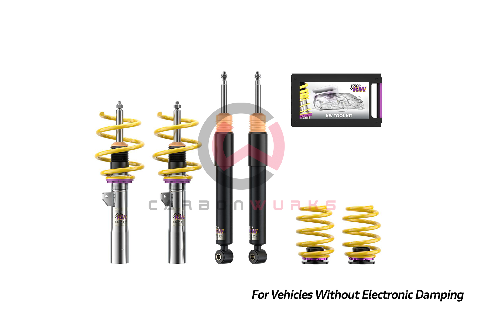 KW Suspension Coilover Street Performance V2 Inox Mini Cooper F56 Carbonwurks Poole Bournemouth Dorset