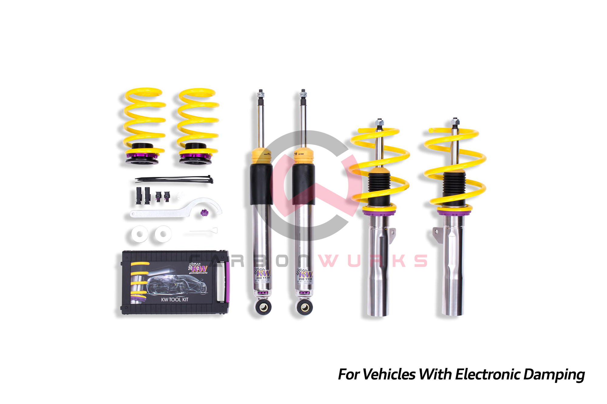 KW Suspension Coilover Street Performance V3 Inox Mini Cooper F56 Carbonwurks Poole Bournemouth Dorset