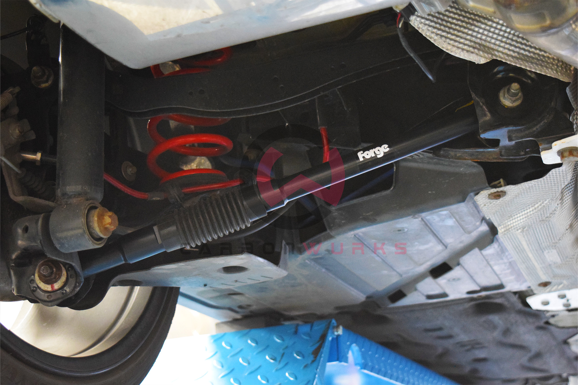 Mini F56 Forge Motorsport Rear Tie Bars Carbonwurks Poole Bournemouth Dorset