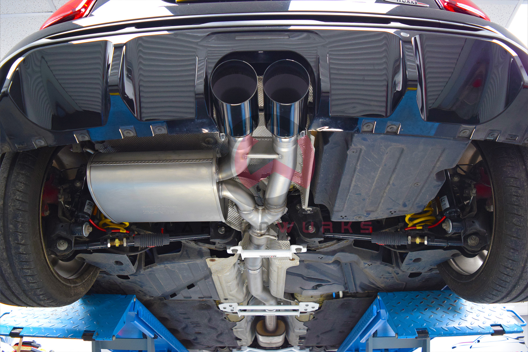 Mini F56 Forge Motorsport Rear Tie Bars Carbonwurks Poole Bournemouth Dorset