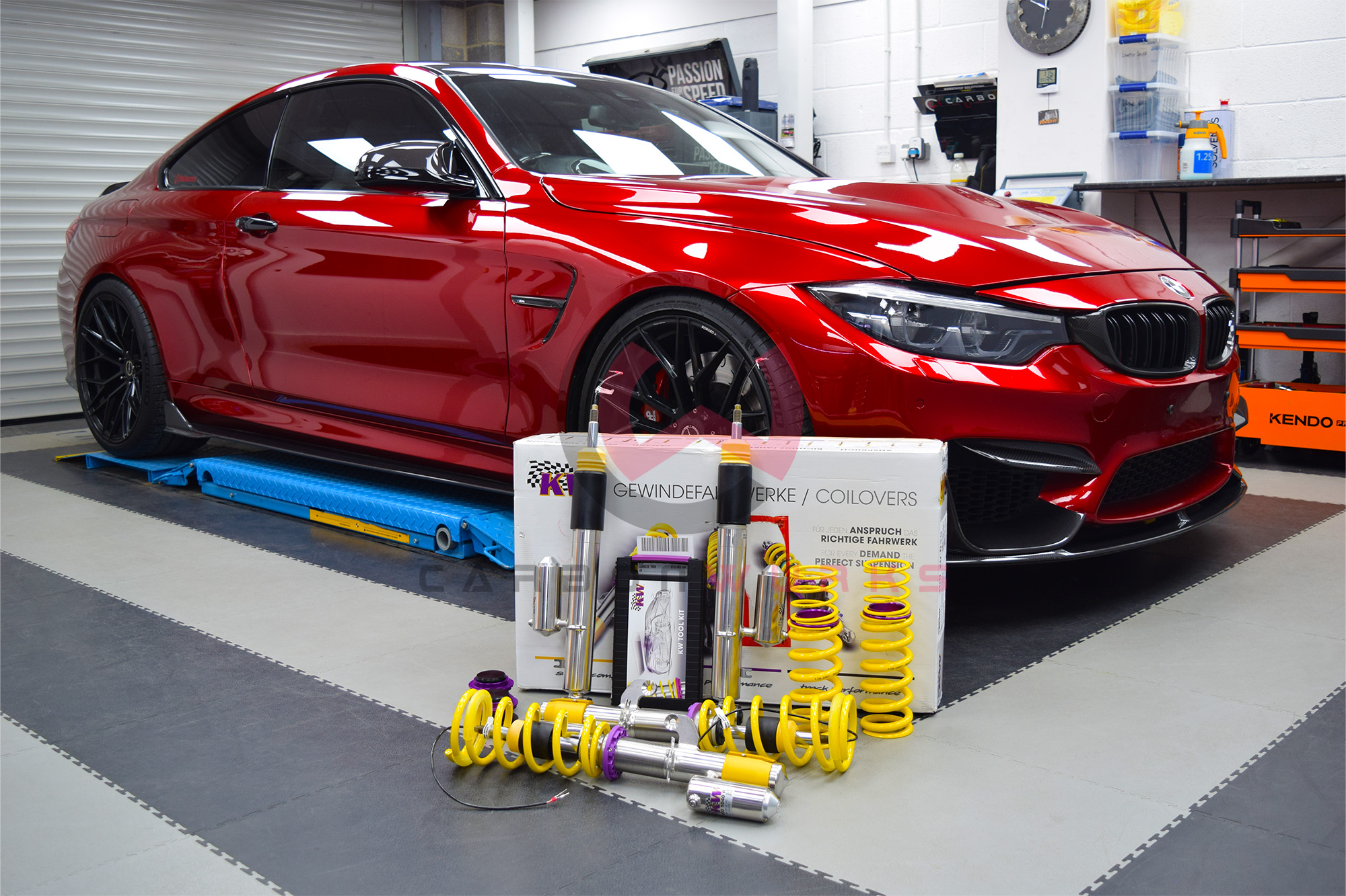 KW Suspension DDC Coilover Inox BMW BMW M3 F80 M4 F82 Carbonwurks Poole Bournemouth Dorset
