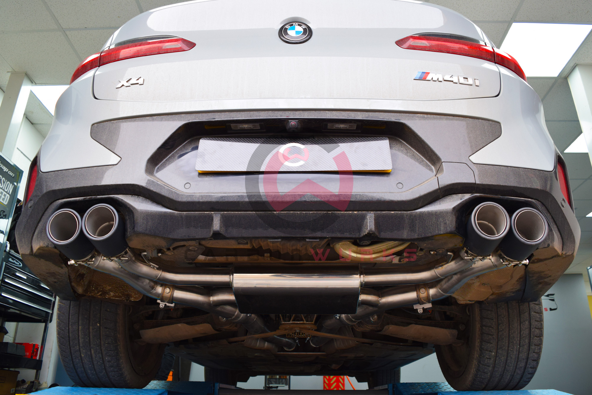 BMW X4 M40i dAhler Valved Exhaust System Carbonwurks Poole Bournemouth Dorset