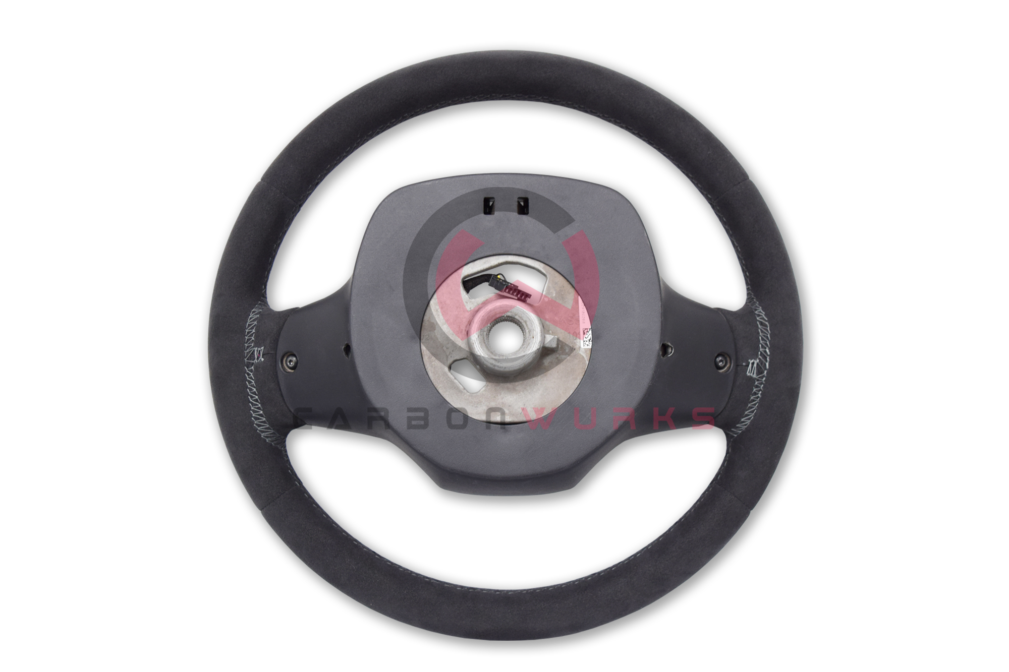 BMW i3 i3S Alcantara Steering Wheel Custom Stitch Carbonwurks Poole Dorset
