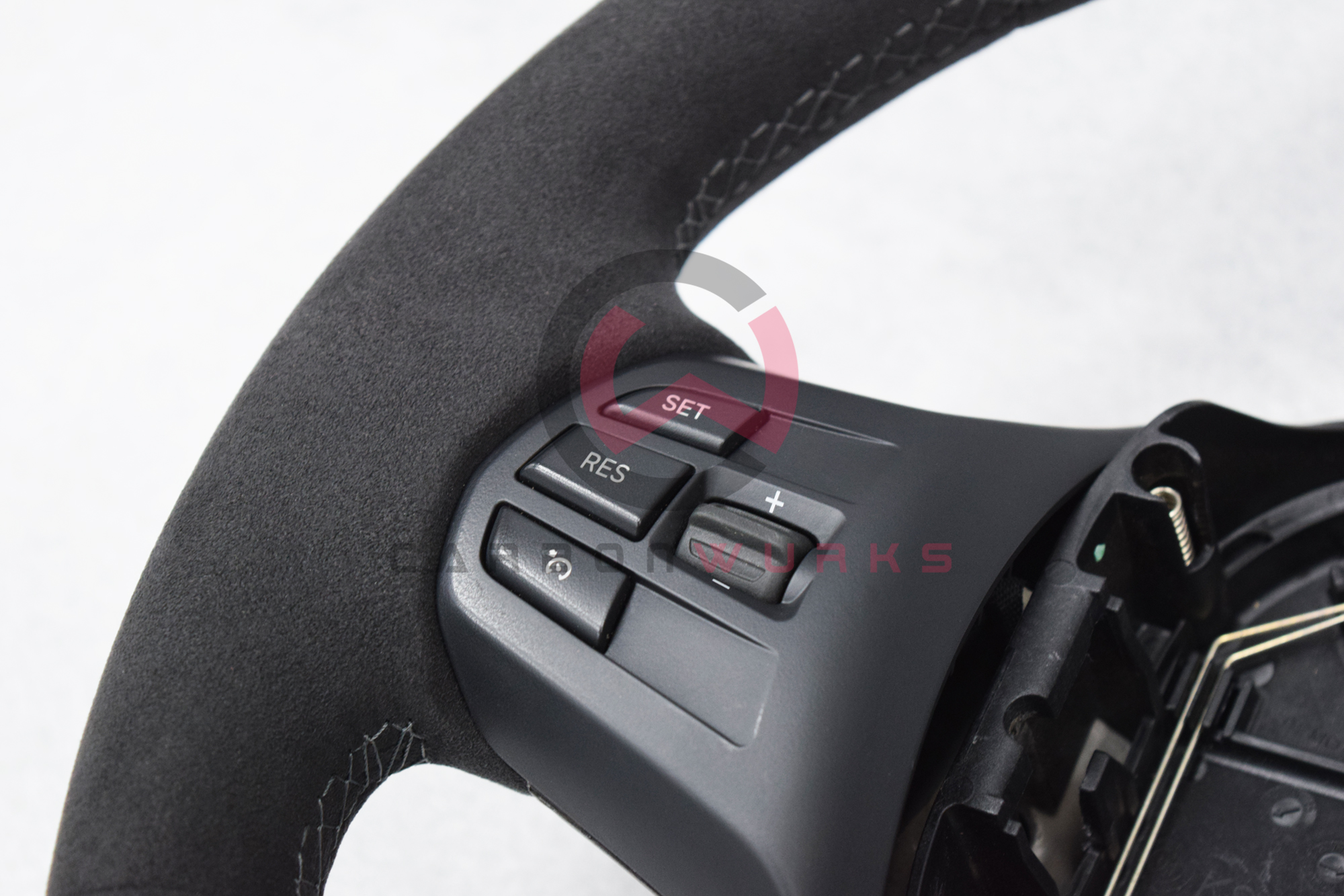 BMW i3 i3S Alcantara Steering Wheel Custom Stitch Carbonwurks Poole Dorset