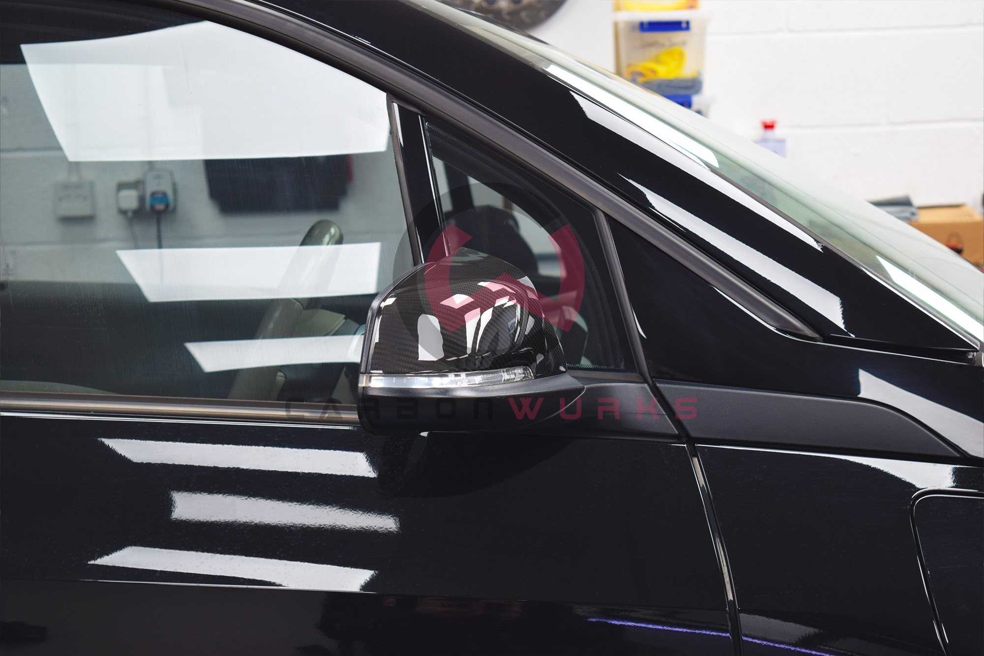 BMW i3 i3S Carbon Fibre Mirrors Carbonwurks Poole Dorset