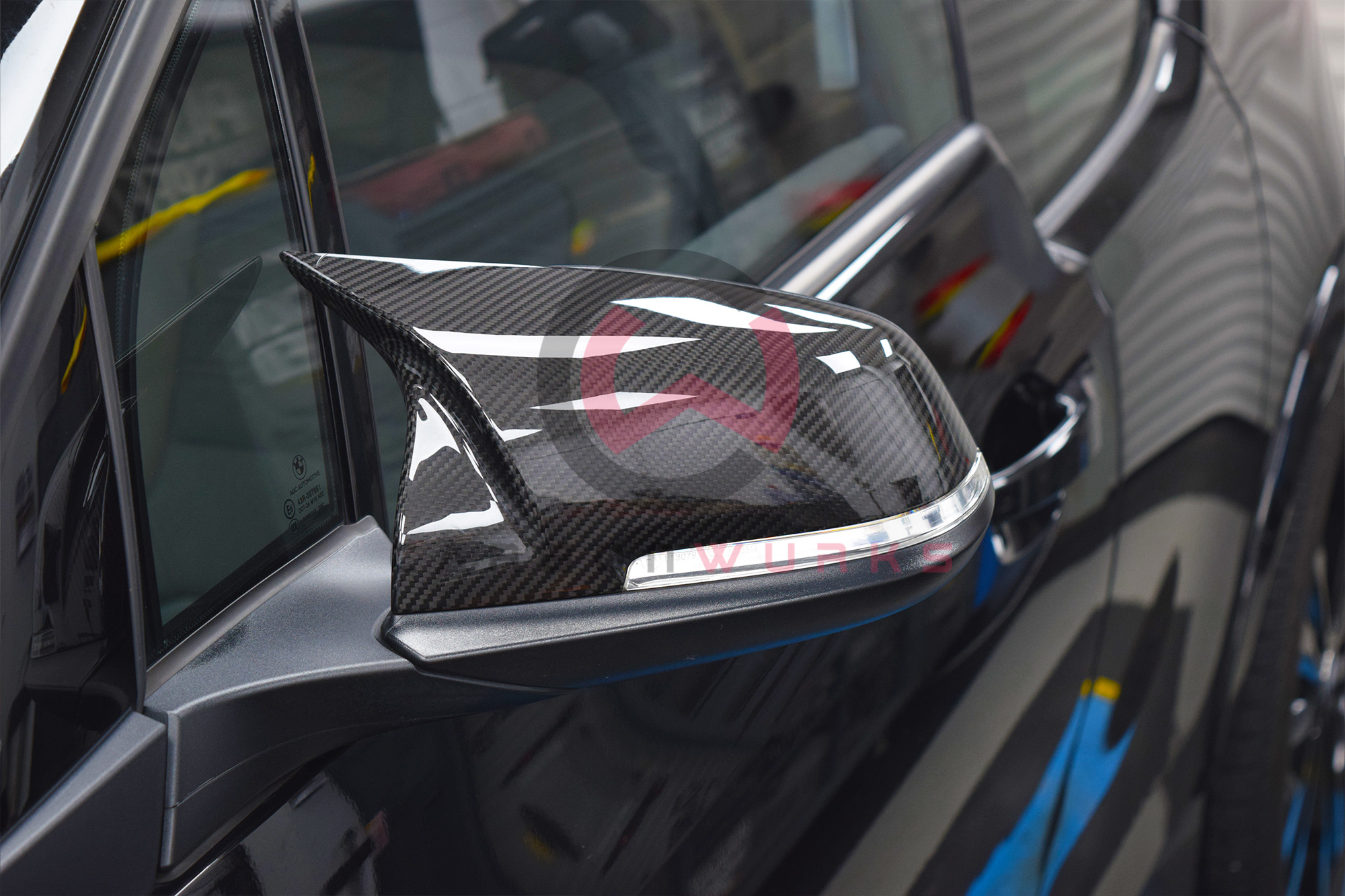 BMW i3 i3S Carbon Fibre Mirrors Carbonwurks Poole Dorset