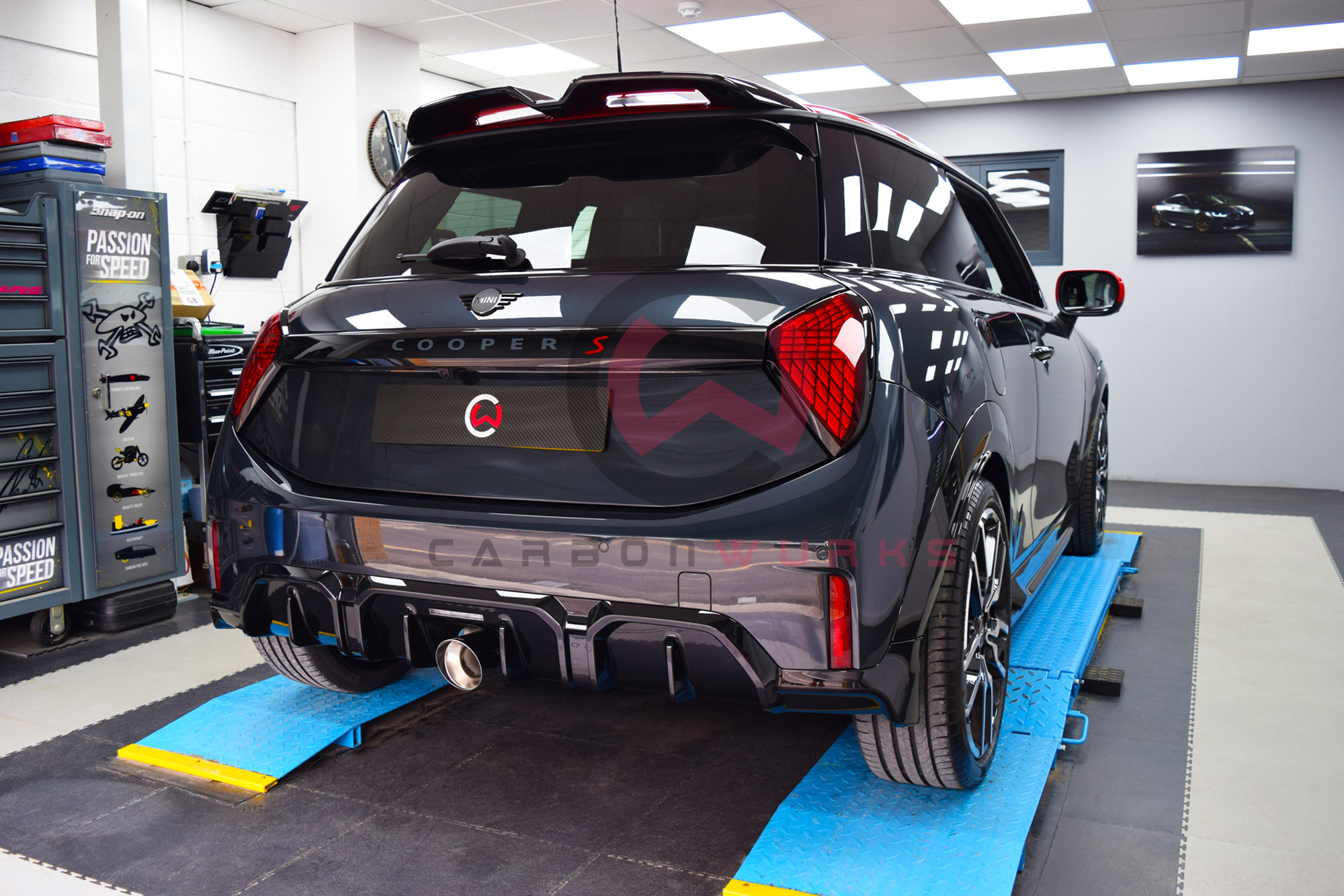 Mini Cooper S F66 Remus Exhaust System Carbonwurks Poole Bournemouth Dorset