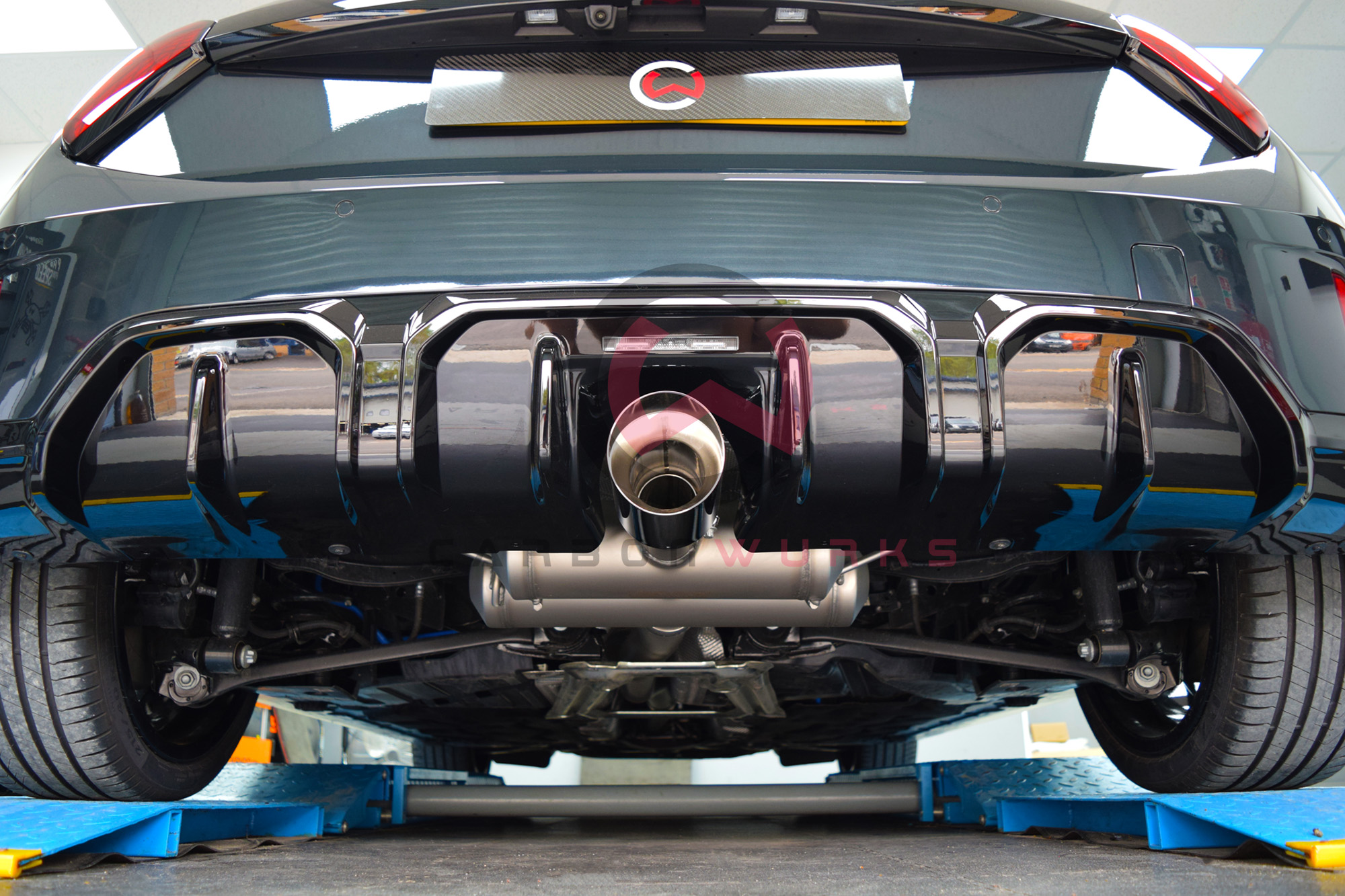 Mini Cooper S F66 Remus Exhaust System Carbonwurks Poole Bournemouth Dorset
