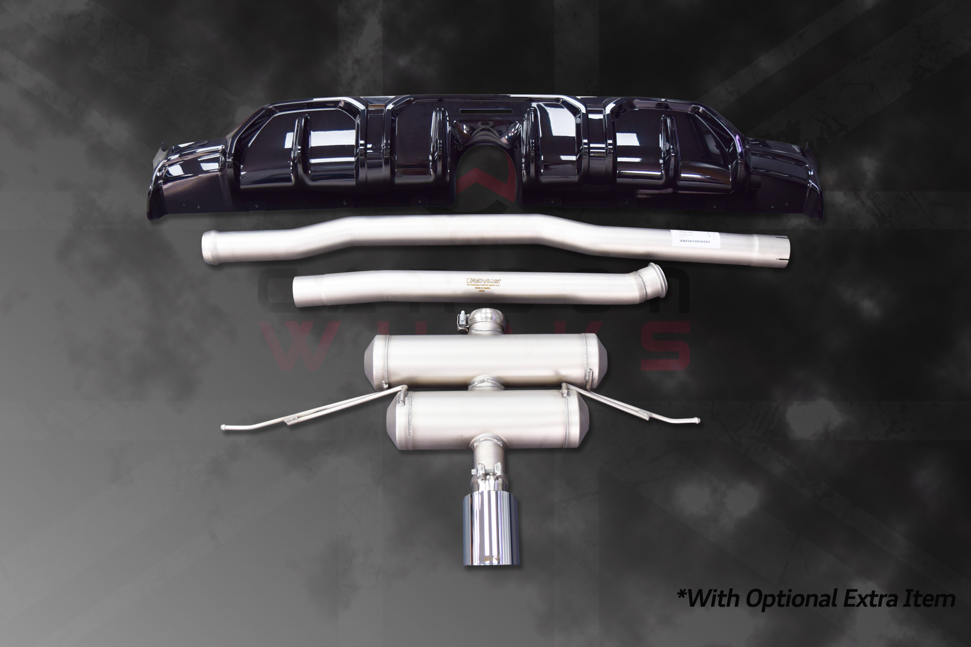 Mini Cooper S F66 Remus Exhaust System Carbonwurks Poole Bournemouth Dorset