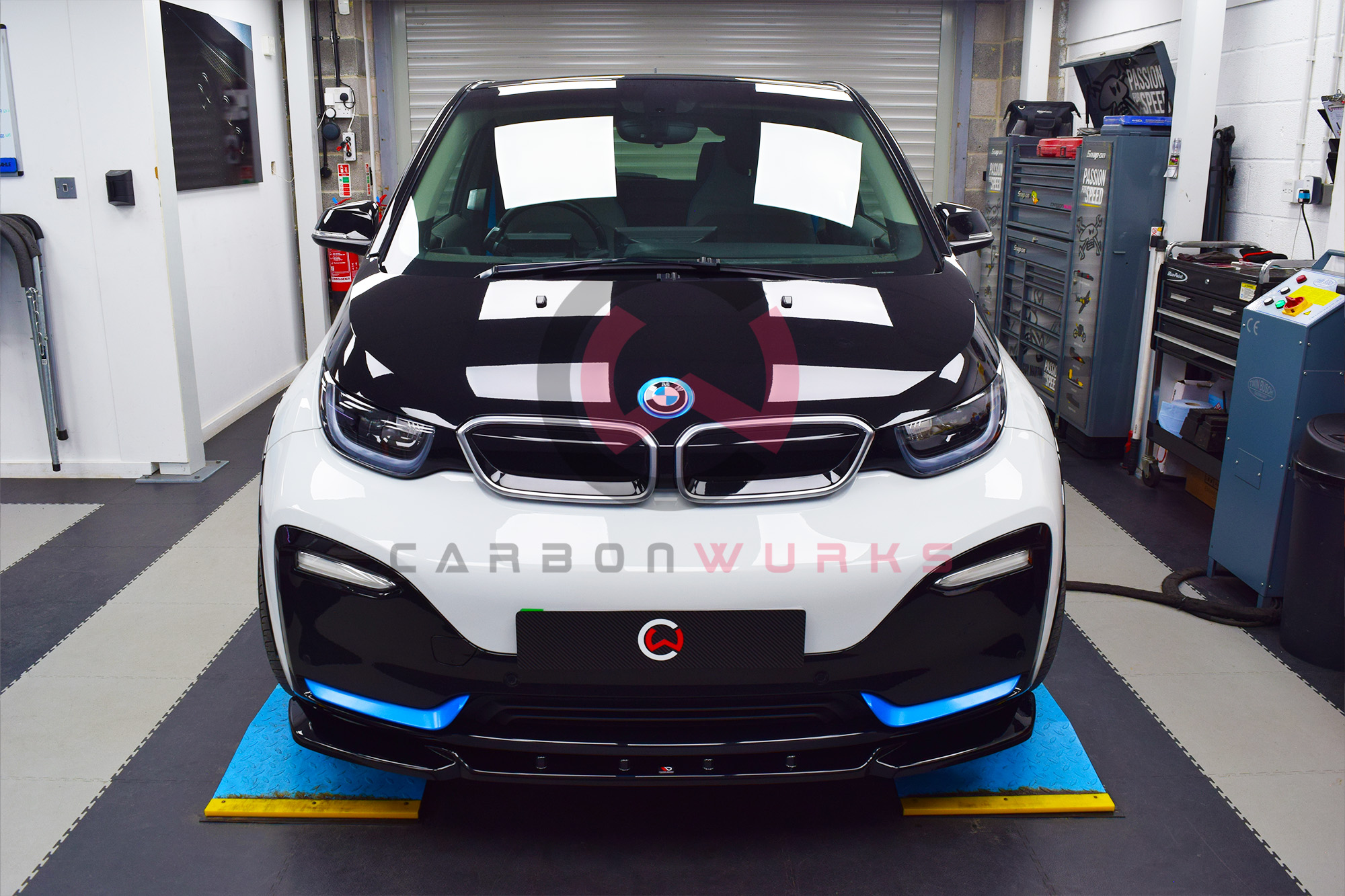 BMW i3 i3S Maxton Design Gloss Black Conversion Carbonwurks Poole Dorset