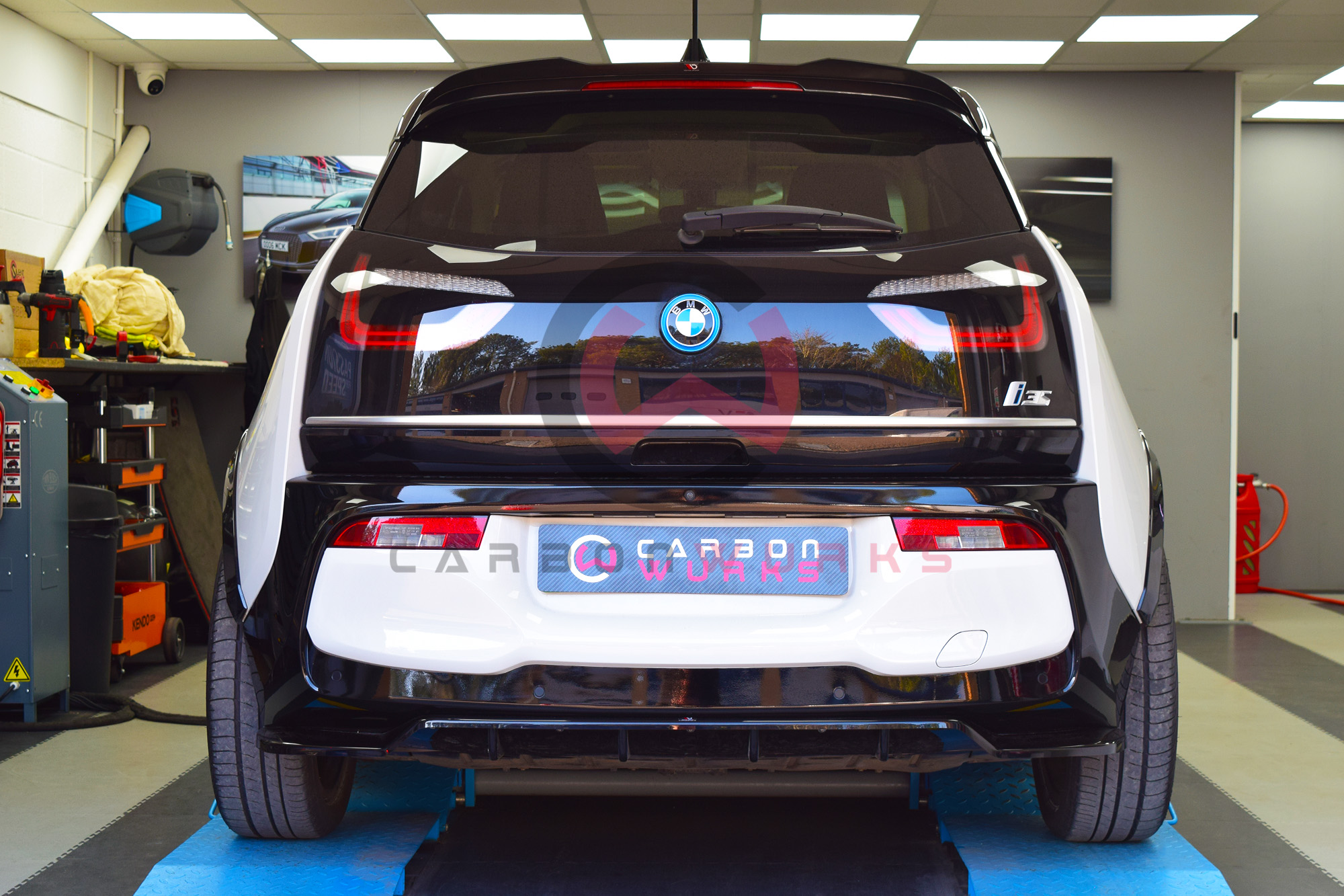 BMW i3 i3S Maxton Design Gloss Black Conversion Carbonwurks Poole Dorset