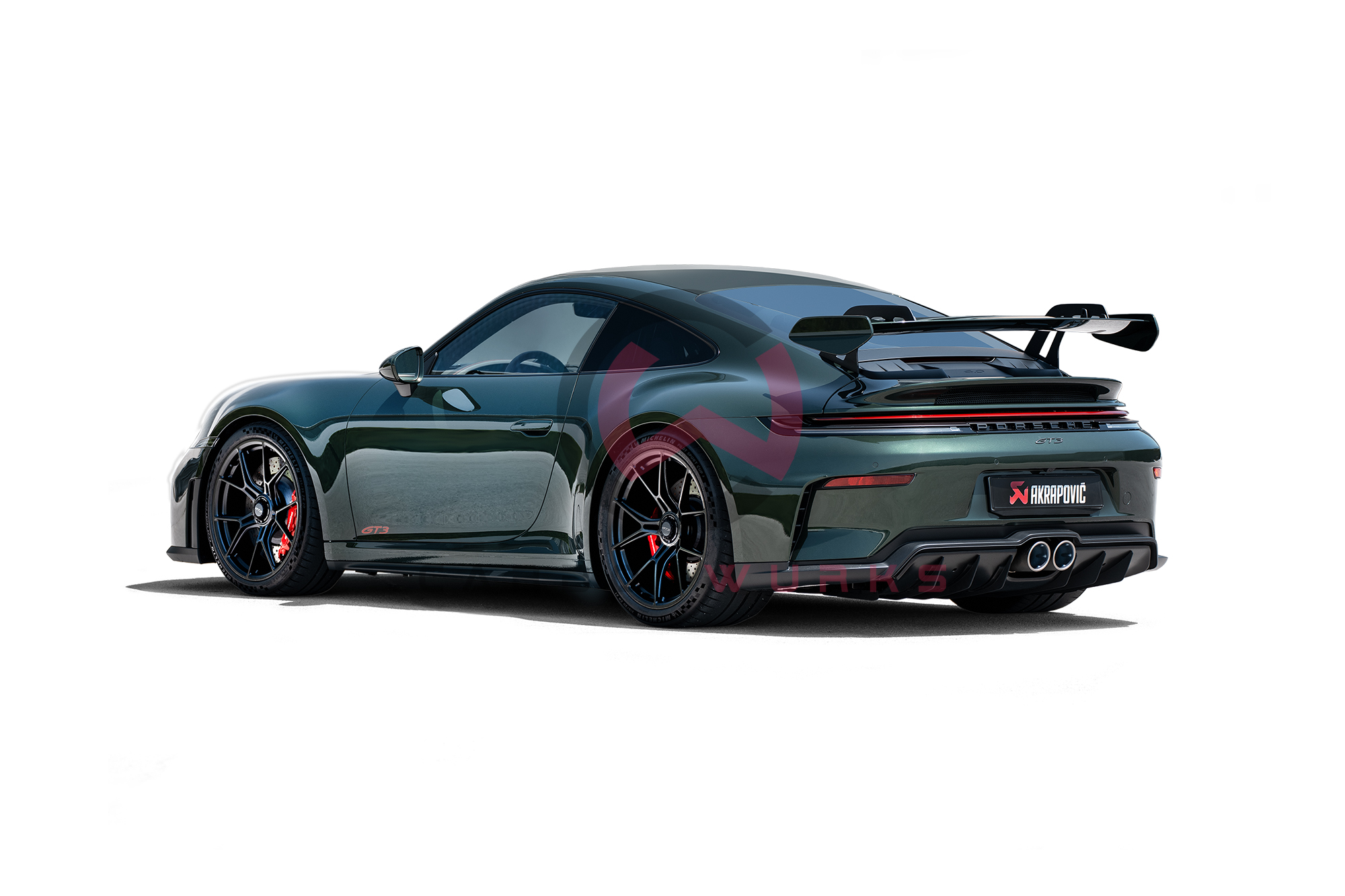 Akrapovic Porsche 911 GT3 & GT3 Touring (992.2) 2025+ Akrapovic Exhaust System Carbonwurks Poole Bournemouth Dorset