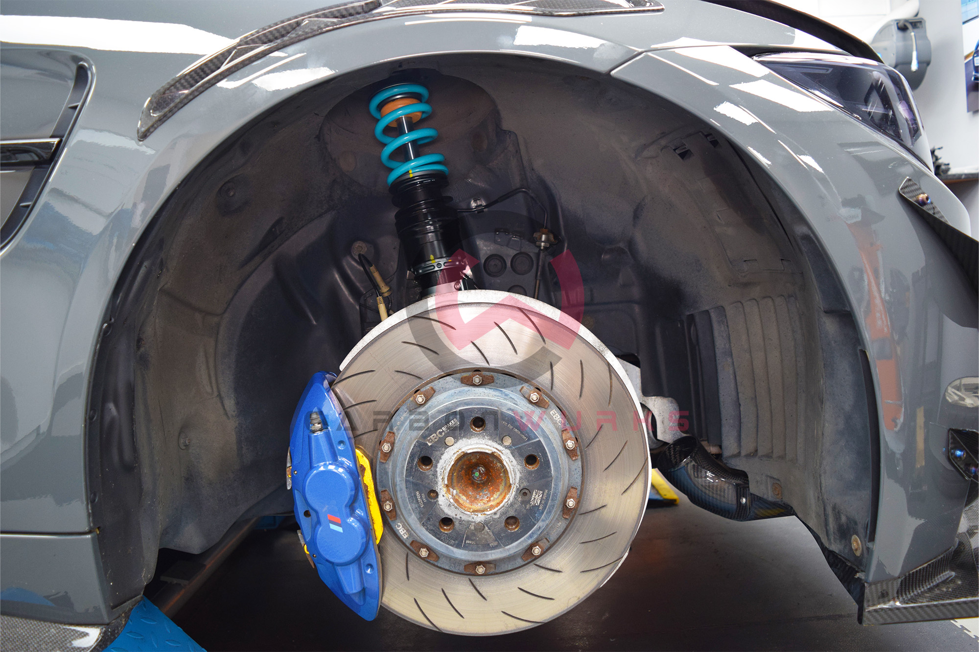 Nitron Suspension NTR R1 With Front Axel Lift FAL BMW M4 F82 Carbonwurks Poole Bournemouth Dorset