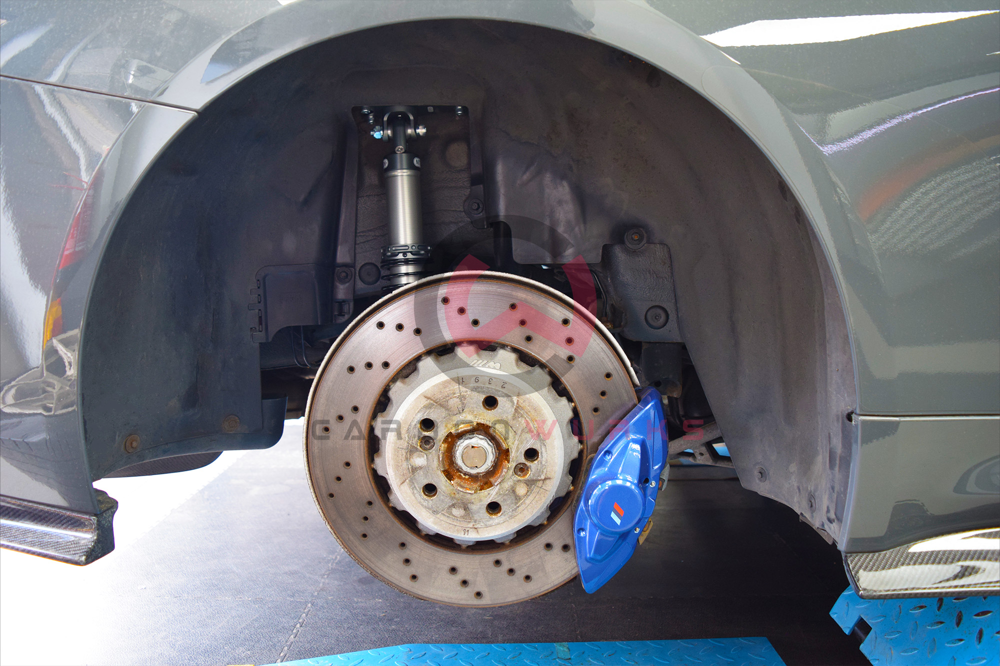 Nitron Suspension NTR R1 With Front Axel Lift FAL BMW M4 F82 Carbonwurks Poole Bournemouth Dorset