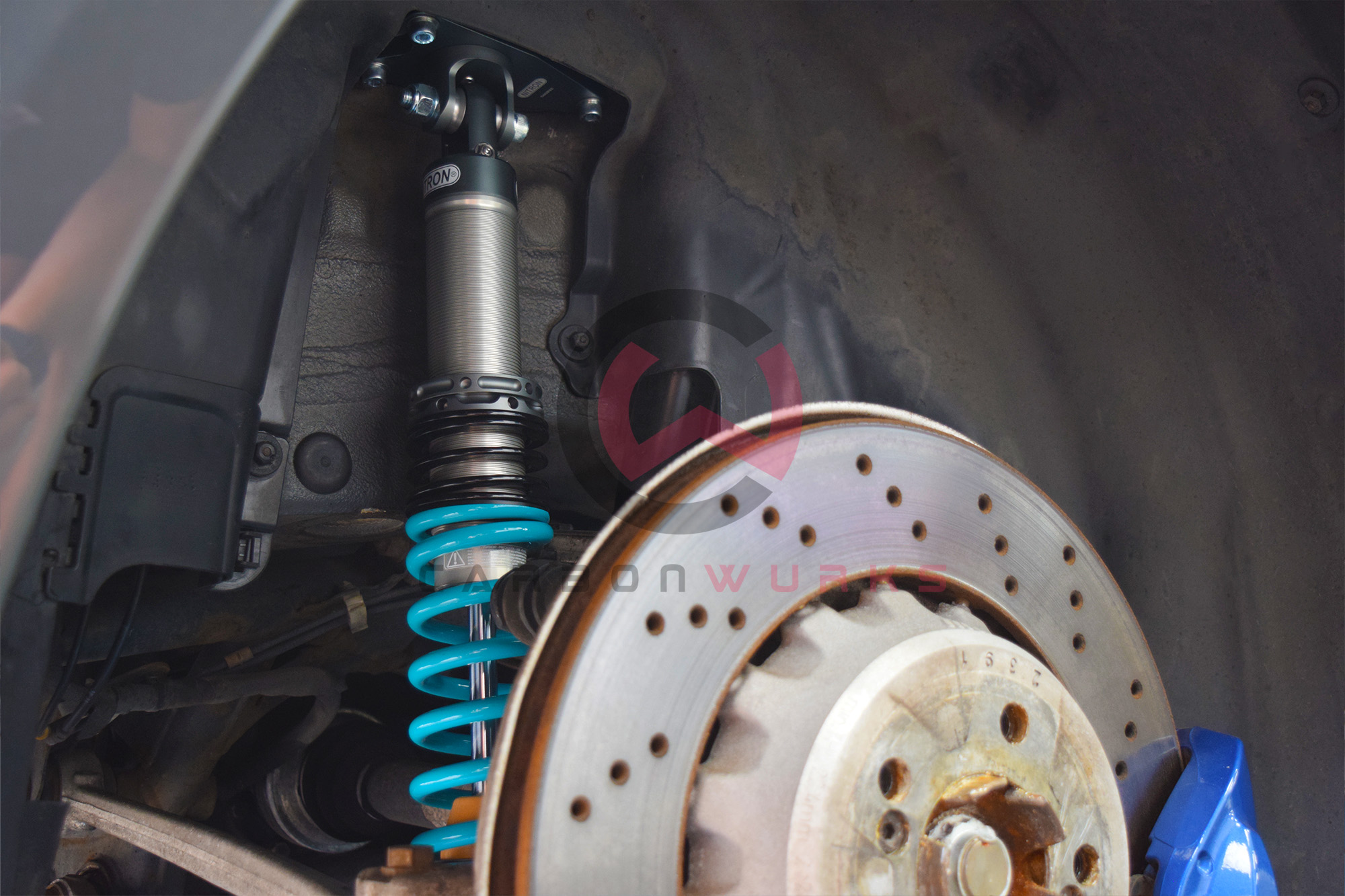 Nitron Suspension NTR R1 With Front Axel Lift FAL BMW M4 F82 Carbonwurks Poole Bournemouth Dorset