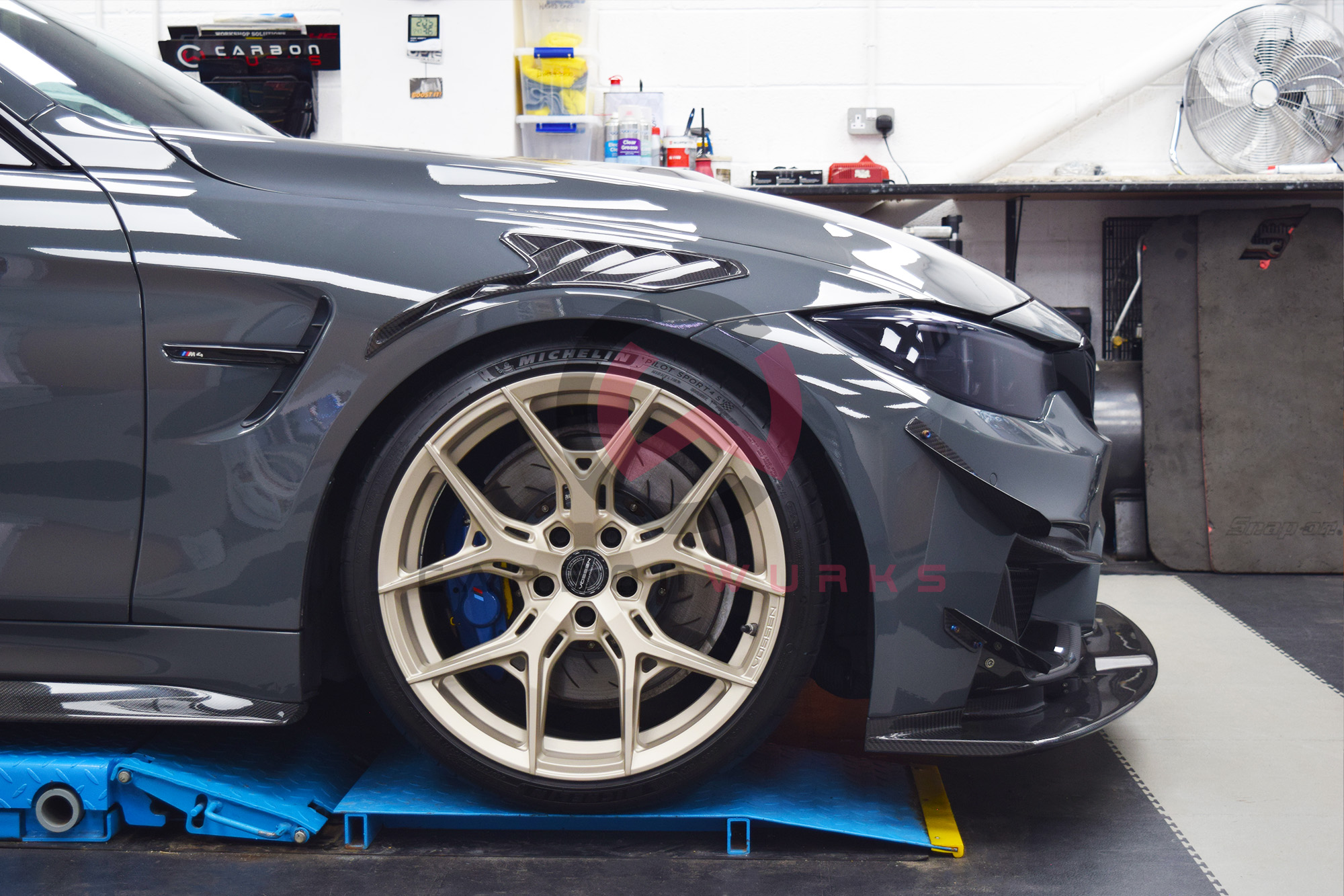 Nitron Suspension NTR R1 With Front Axel Lift FAL BMW M4 F82 Carbonwurks Poole Bournemouth Dorset