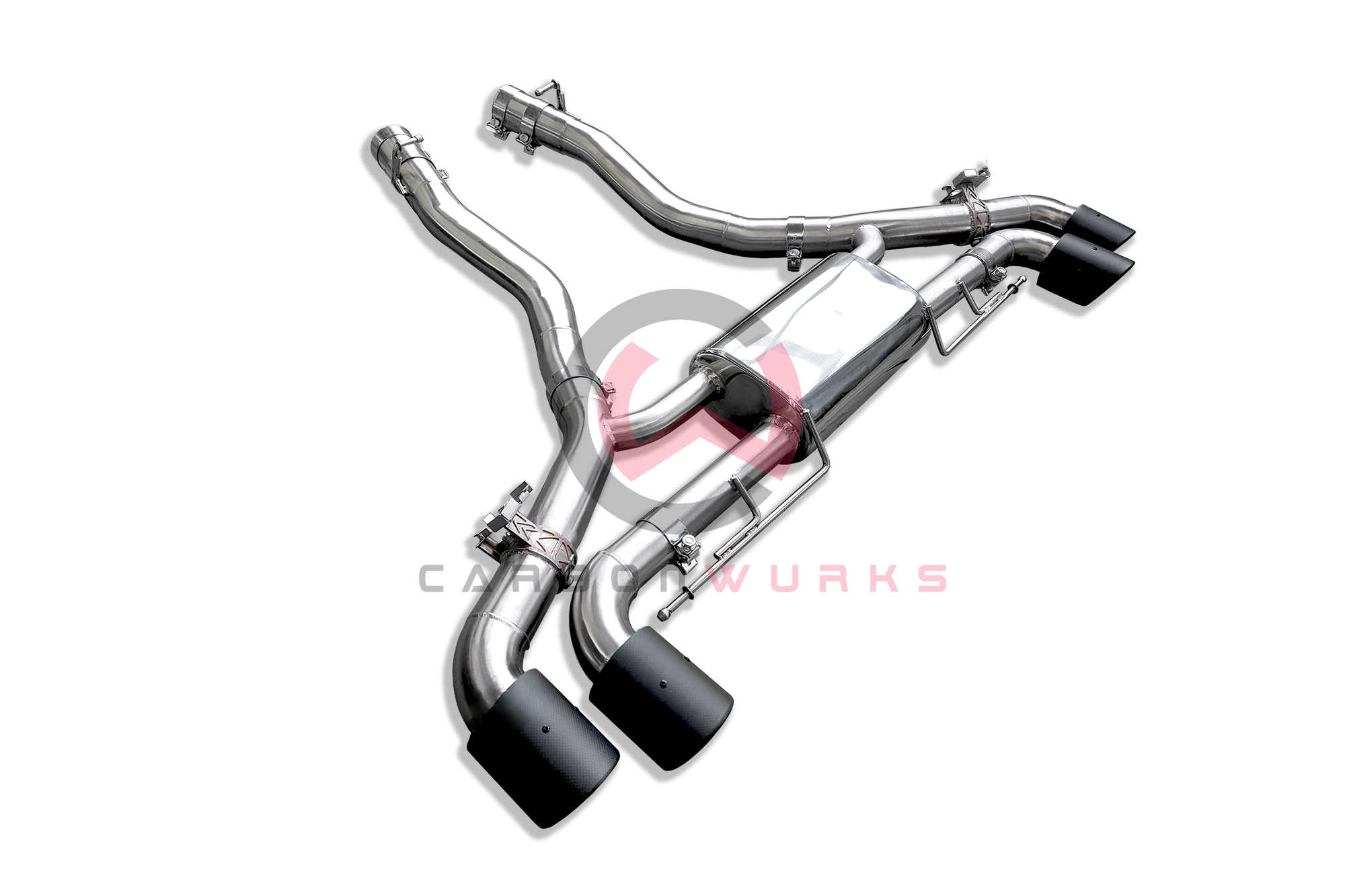 BMW X6M F96 dAhler Valved Exhaust System Carbonwurks Poole Bournemouth Dorset