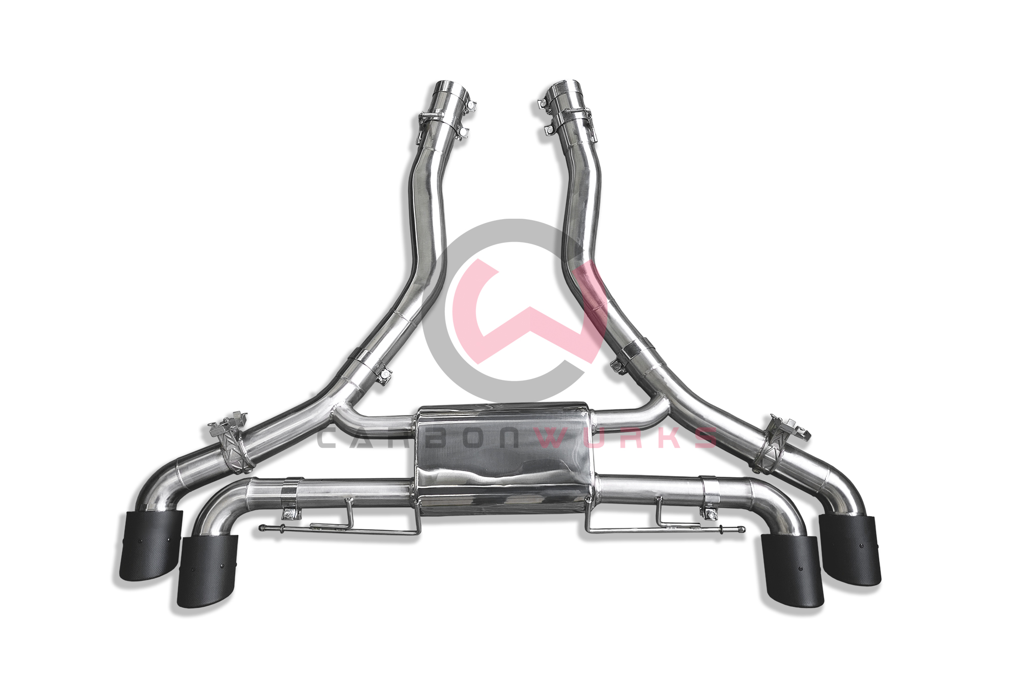 BMW X6M F96 dAhler Valved Exhaust System Carbonwurks Poole Bournemouth Dorset
