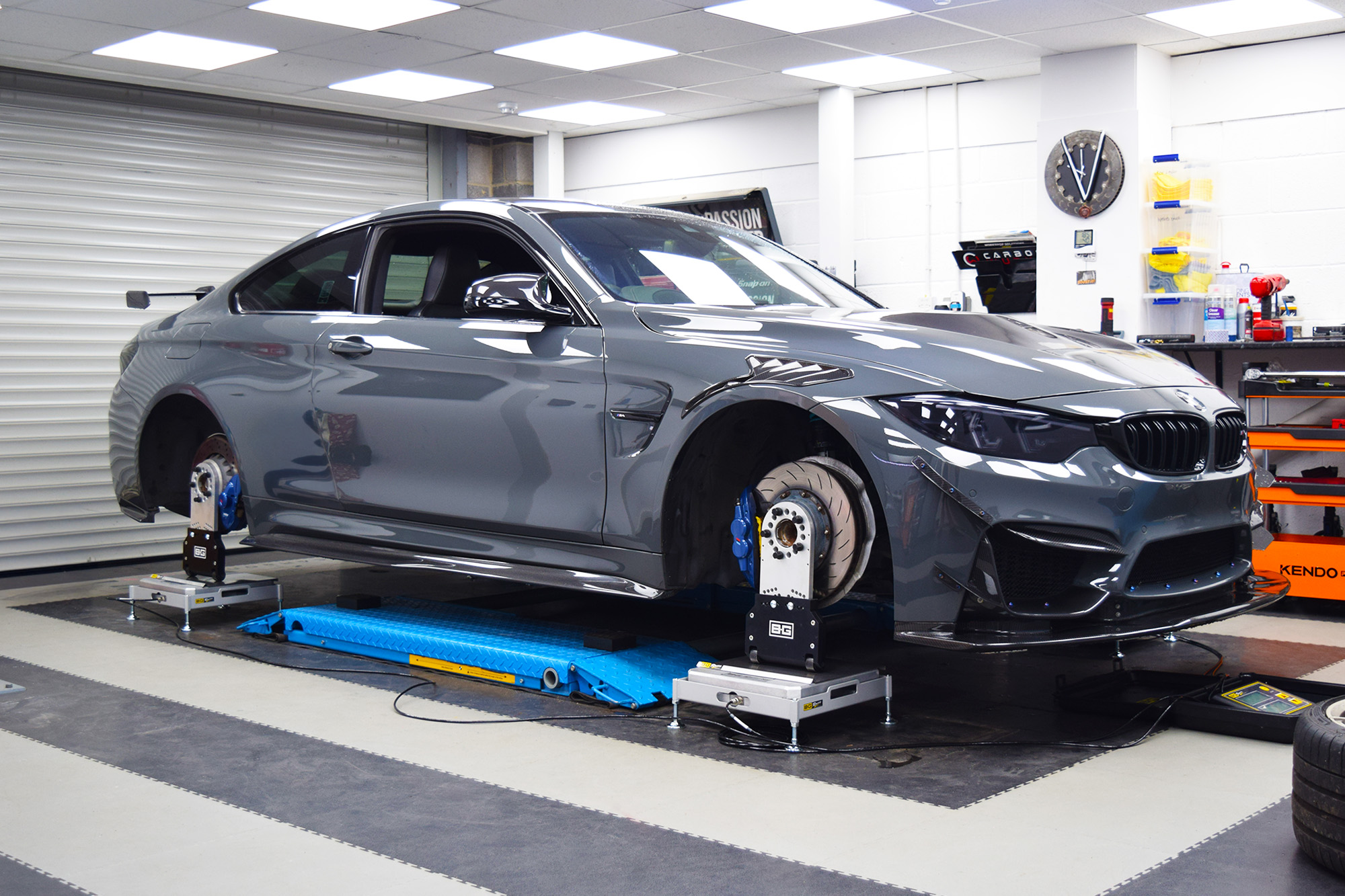Vehicle & Track Car Corner Weighting & Balance in Bournemouth, Poole & Dorset Audi BMW M4 F82