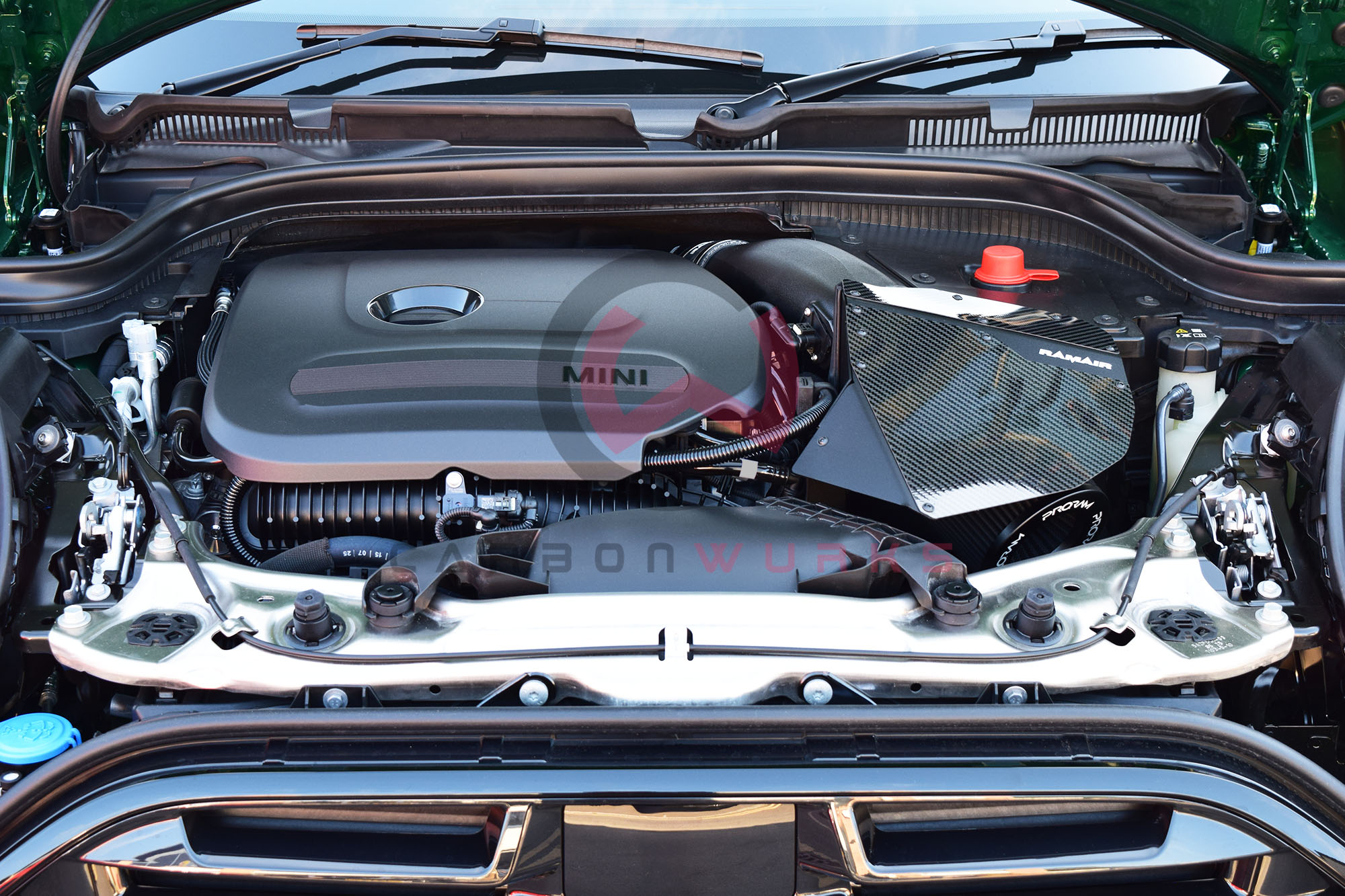 Mini Cooper S JCW F66 RAMair Air Intake Filter Carbonwurks Poole Bournemouth Dorset
