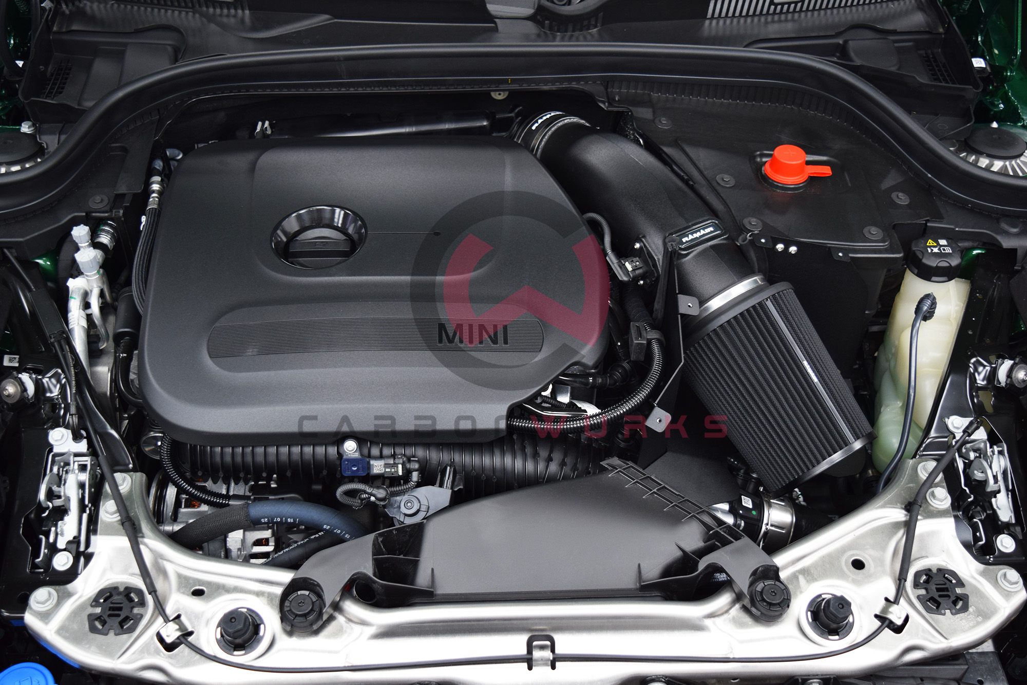 Mini Cooper S JCW F66 RAMair Air Intake Filter Carbonwurks Poole Bournemouth Dorset