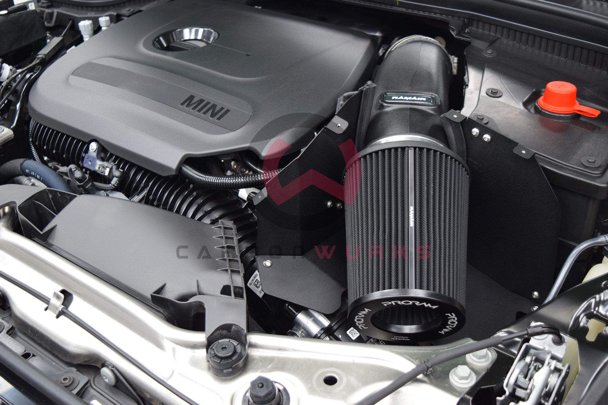 Mini Cooper S JCW F66 RAMair Air Intake Filter Carbonwurks Poole Bournemouth Dorset