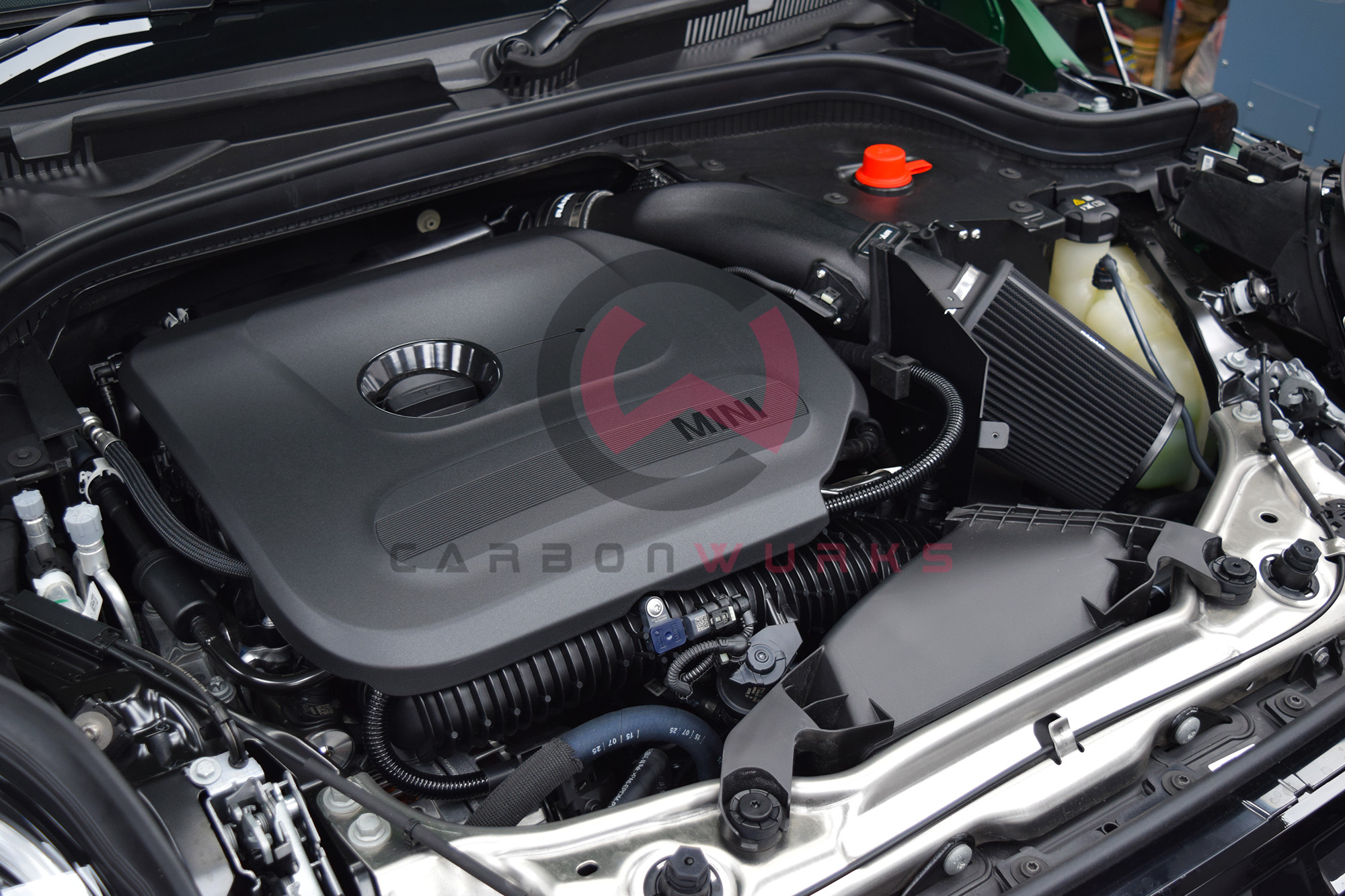 Mini Cooper S JCW F66 RAMair Air Intake Filter Carbonwurks Poole Bournemouth Dorset
