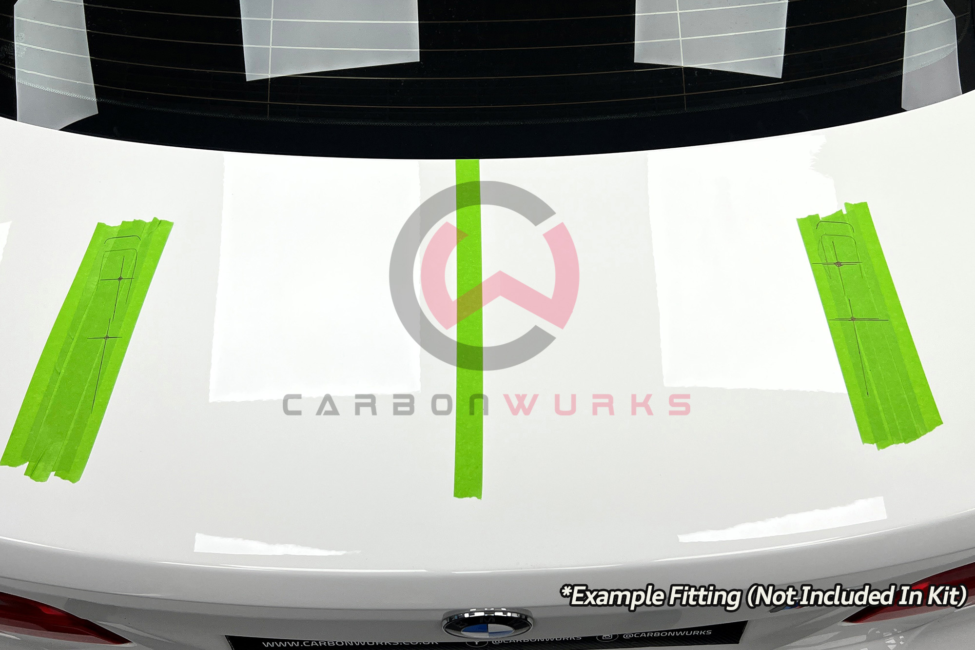 BMW E92 M3 Carbon Fibre Flow Through Rear Spoiler Wing Carbonwurks Poole Bournemouth Dorset