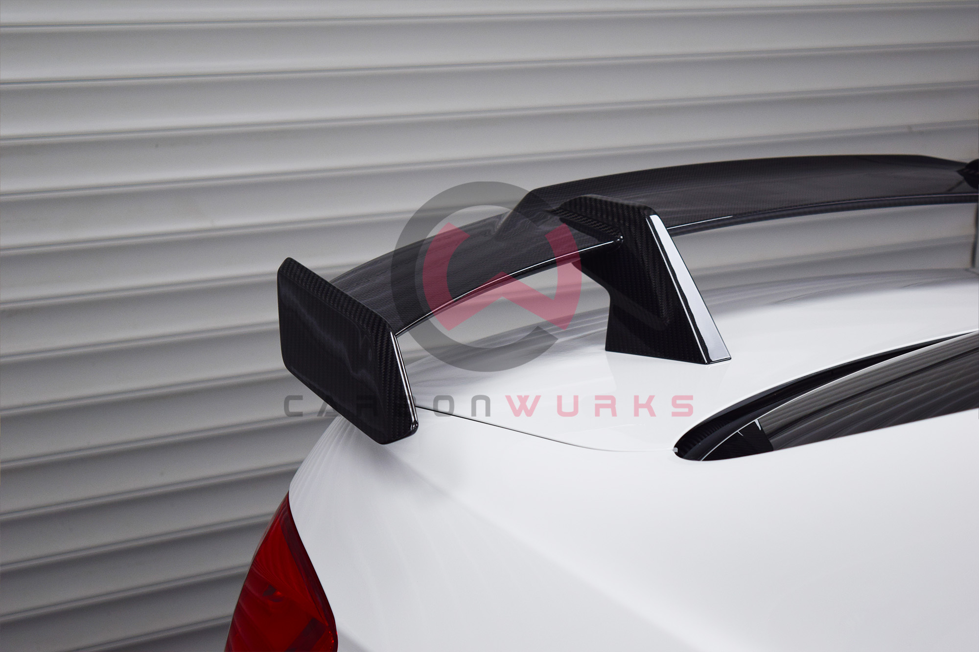 BMW E92 M3 Carbon Fibre Flow Through Rear Spoiler Wing Carbonwurks Poole Bournemouth Dorset