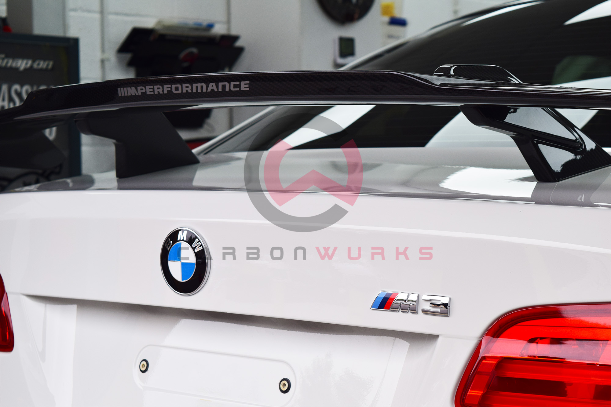 BMW E92 M3 Carbon Fibre Flow Through Rear Spoiler Wing Carbonwurks Poole Bournemouth Dorset