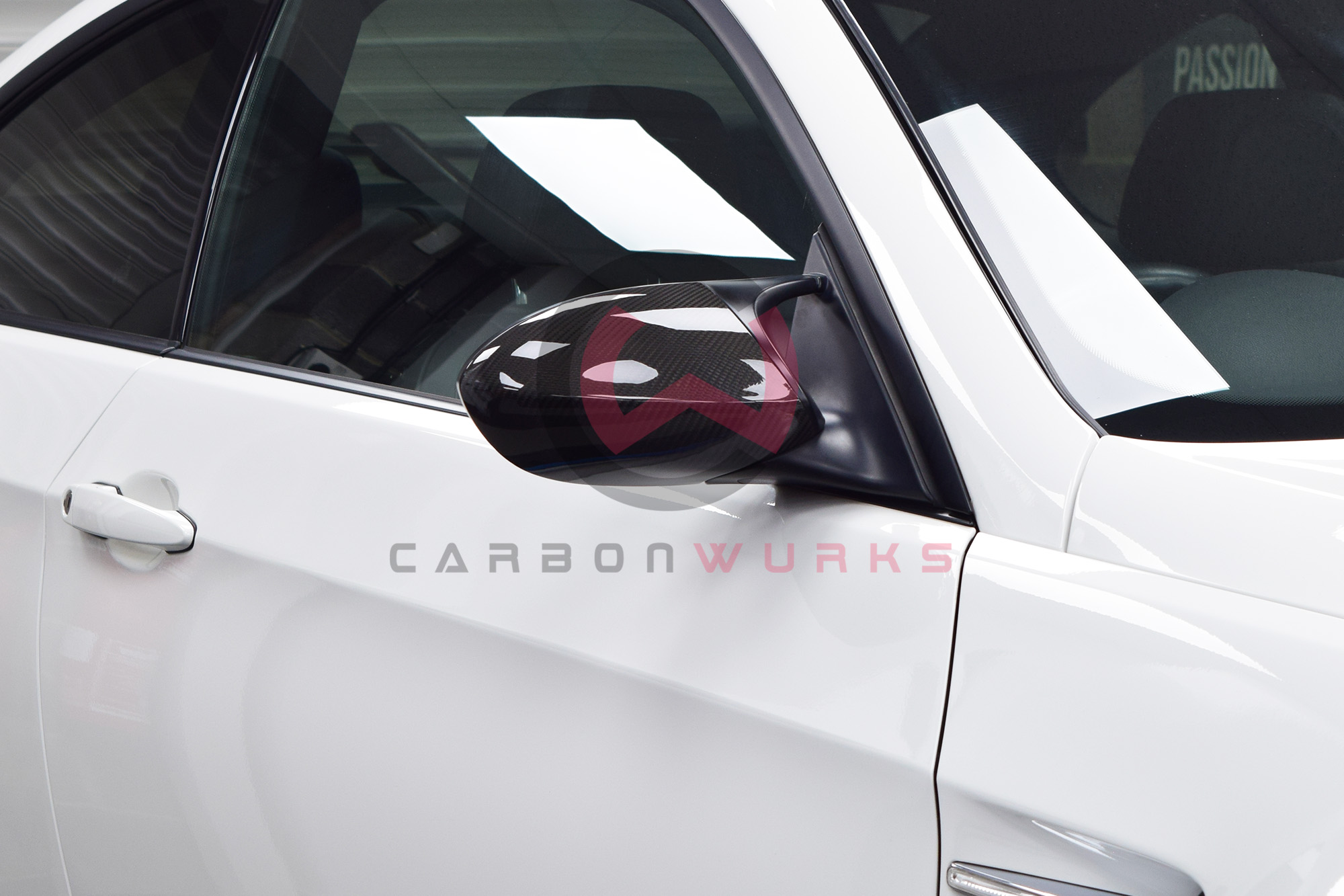 BMW E92 M3 Carbon Fibre Front Door Mirror Covers Carbonwurks Poole Bournemouth Dorset