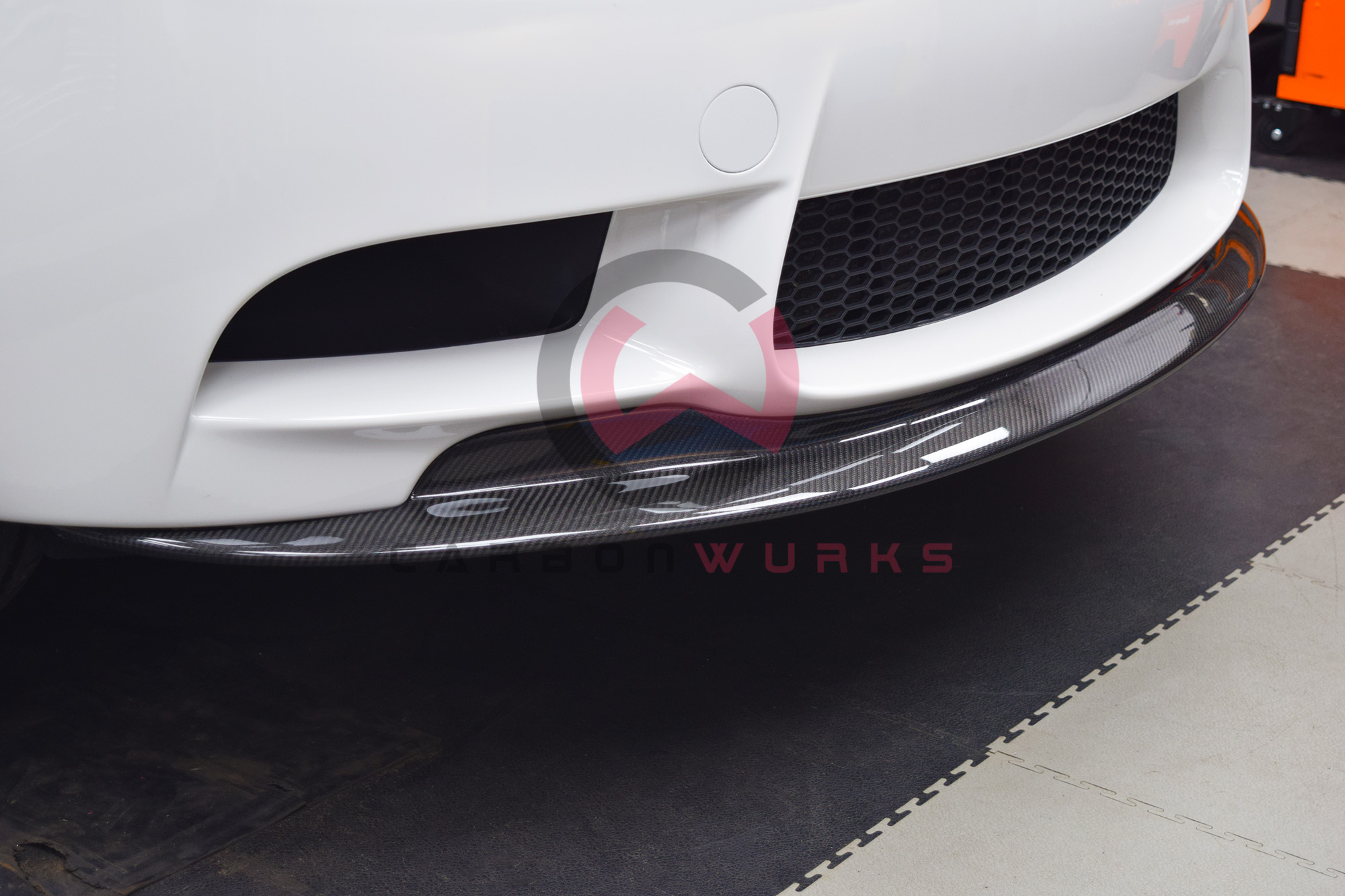 BMW E92 M3 Carbon Fibre Front Splitter Carbonwurks Poole Bournemouth Dorset