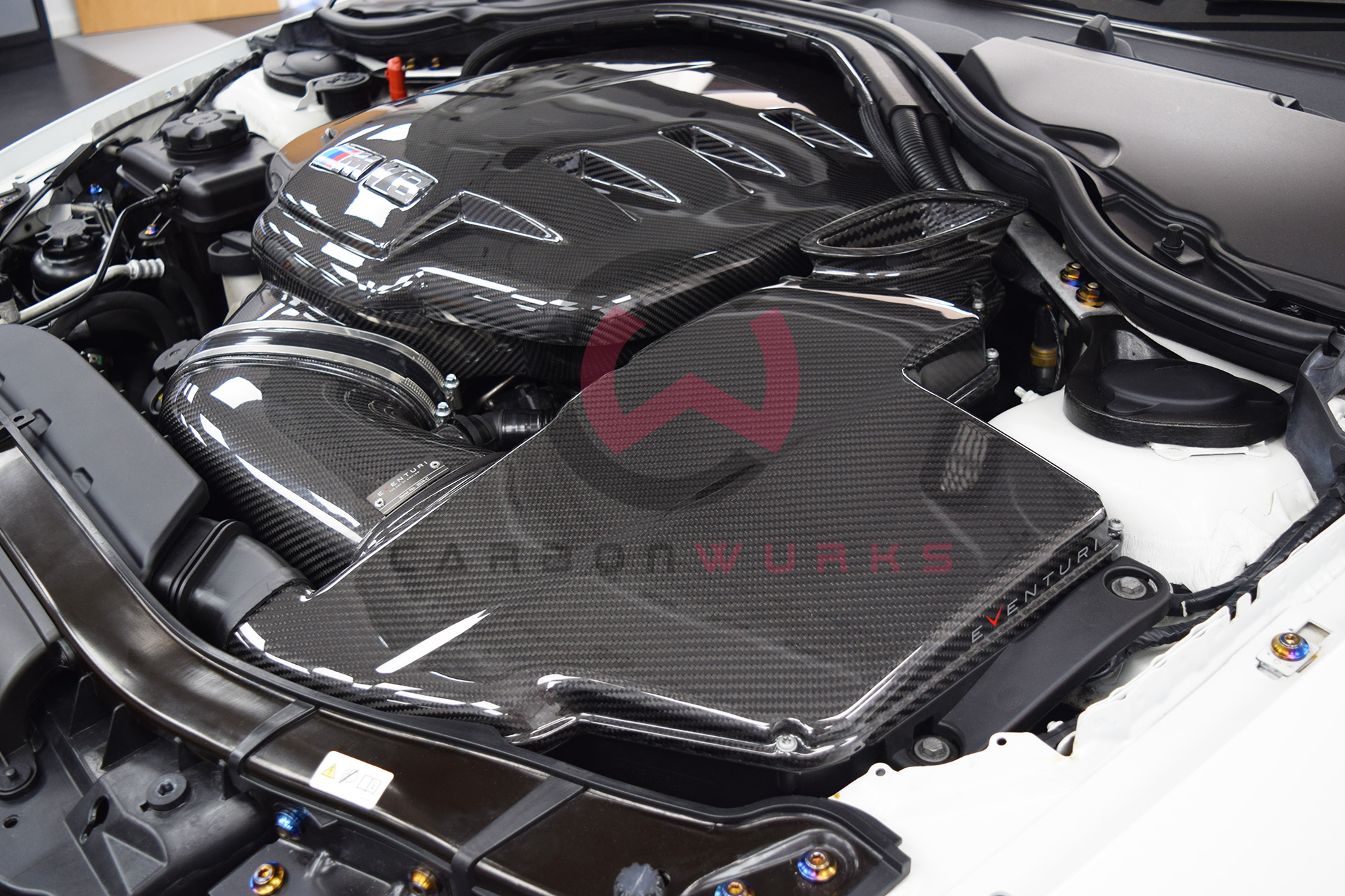 Eventuri Carbon Fibre Plenum Air Intake BMW M3 E90 E92 Carbonwurks Poole Bournemouth Dorset