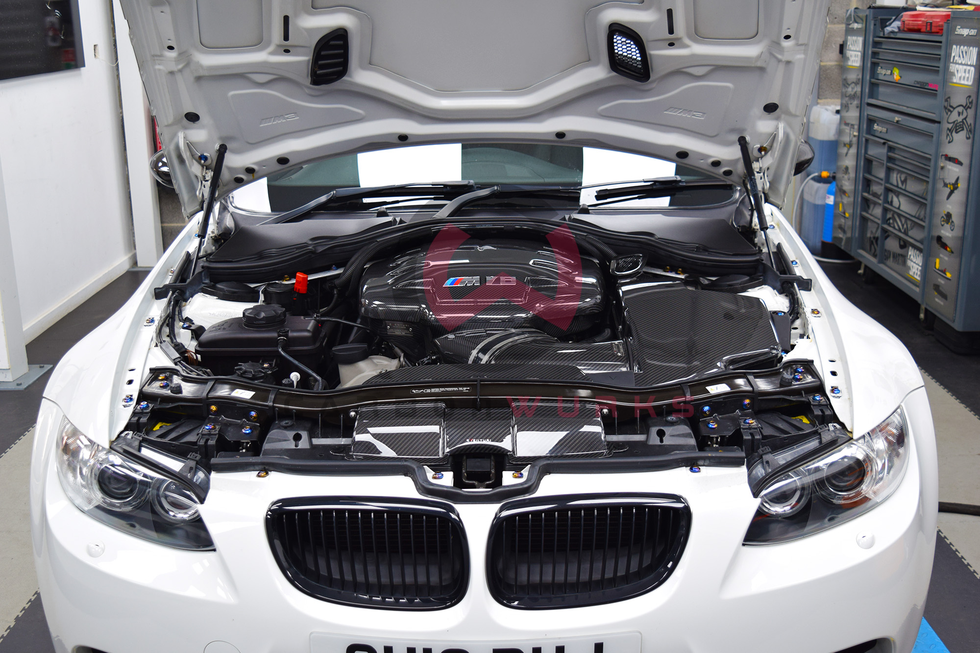 Eventuri Carbon Fibre Plenum Air Intake BMW M3 E90 E92 Carbonwurks Poole Bournemouth Dorset