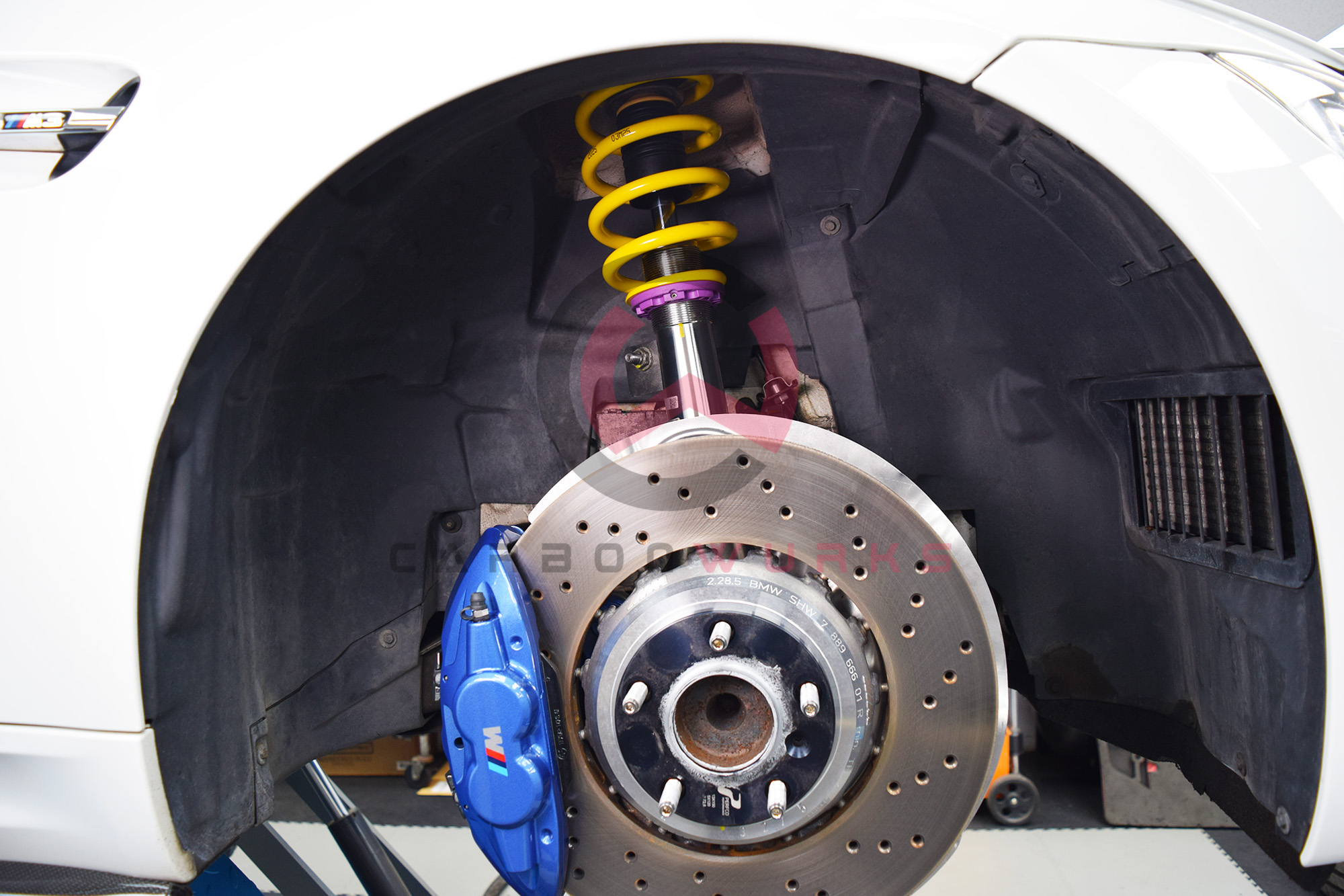KW Suspension DDC ECU Inox Coilovers BMW M3 E90 E92 Carbonwurks Poole Bournemouth Dorset