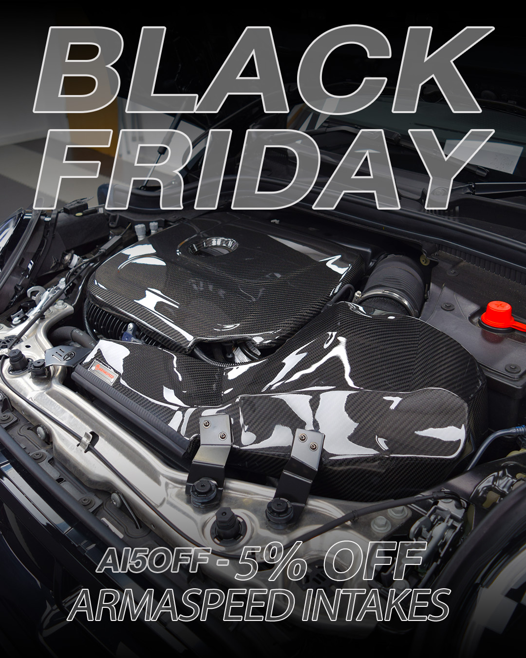 Carbonwurks Armaspeed Air Intakes Black Friday 2025 5% Discount