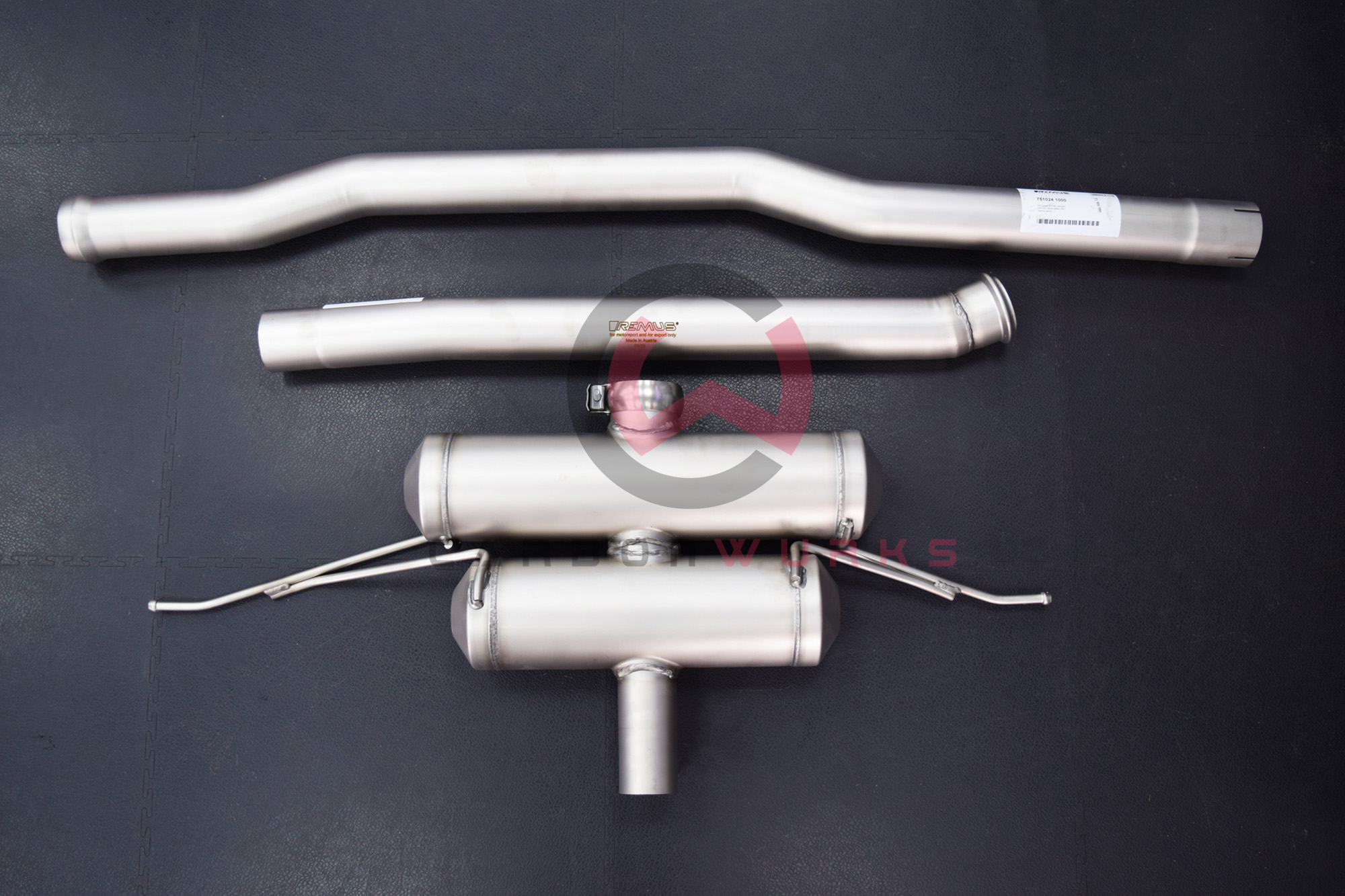 Mini Cooper JCW F66 Remus Exhaust System Carbonwurks Poole Bournemouth Dorset