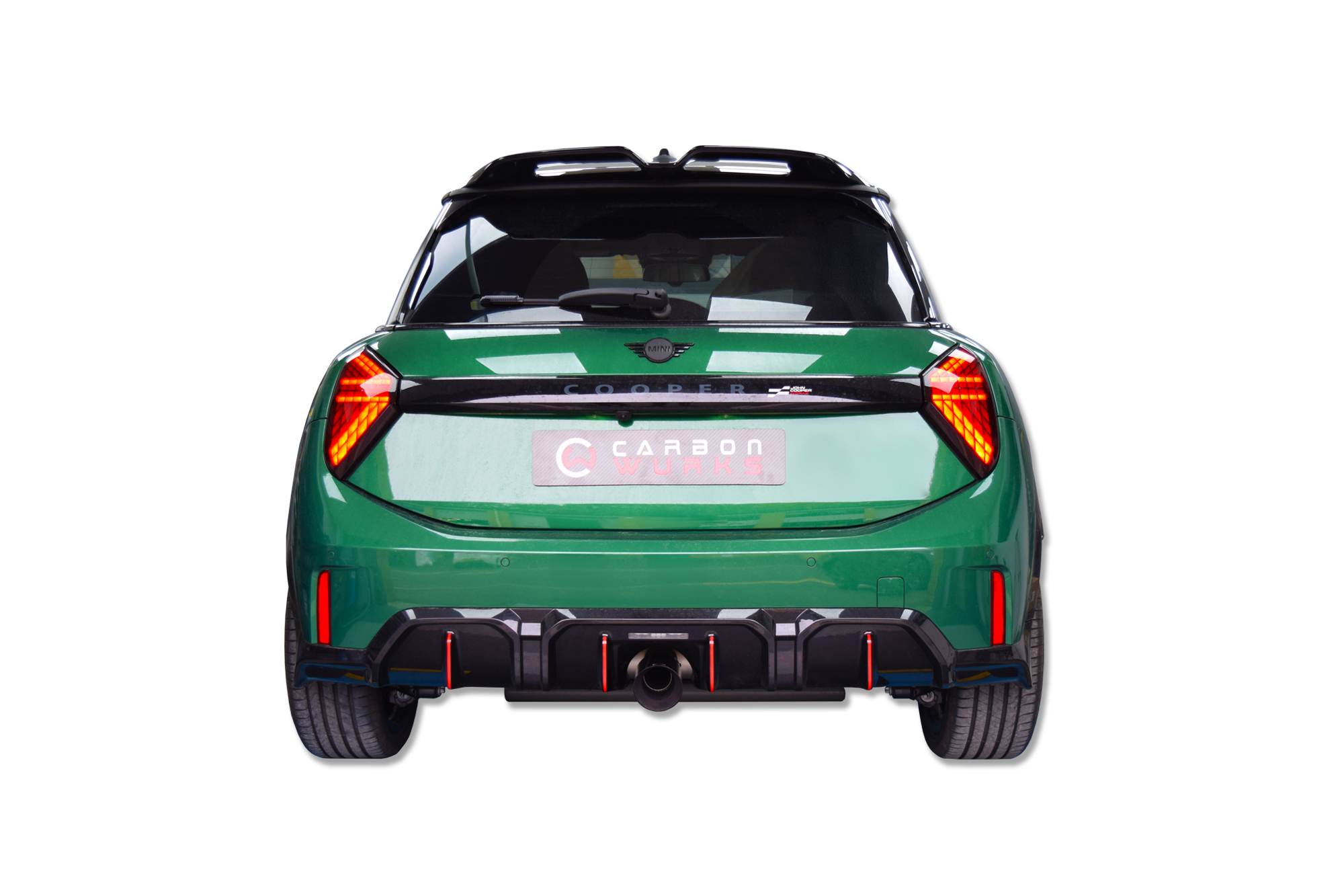 Mini Cooper JCW F66 Remus Exhaust System Carbonwurks Poole Bournemouth Dorset