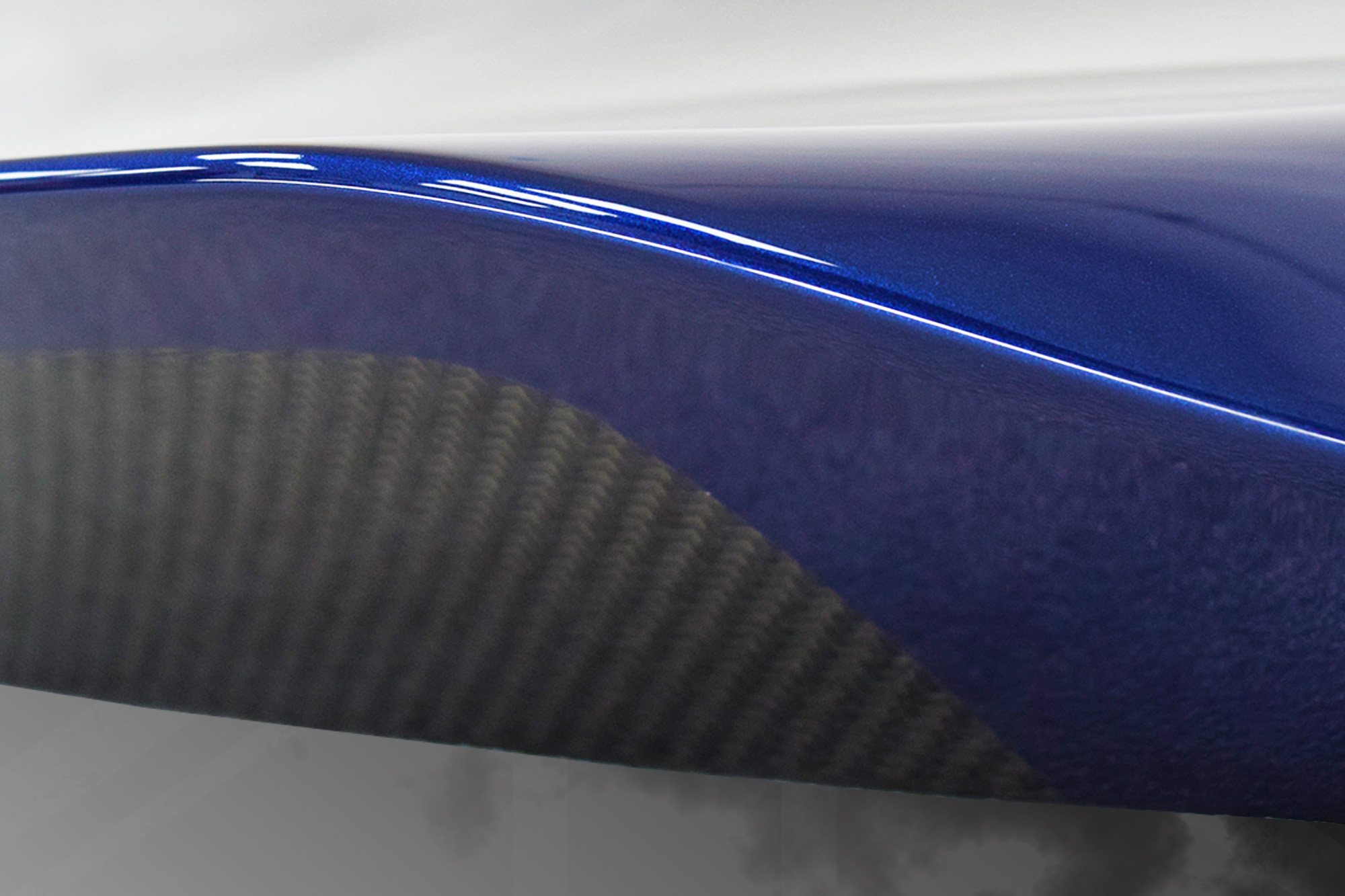 Carbonwurks Dissident Automotive Half Painted Carbon Fibre Ducktail Spoiler