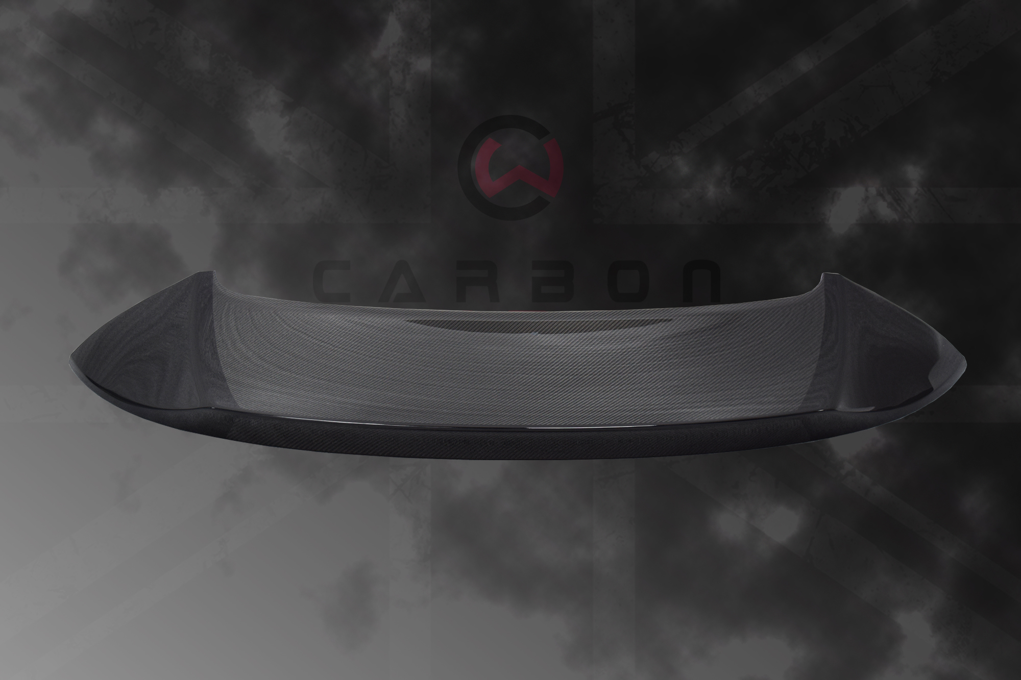 Carbonwurks Dissident Automotive Half Painted Carbon Fibre Ducktail Spoiler
