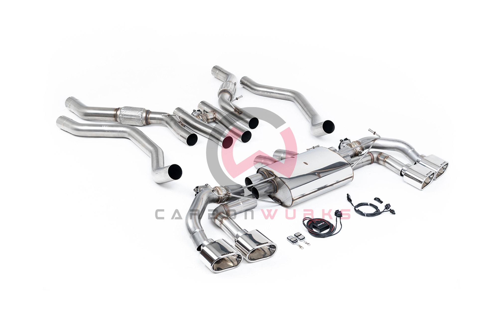Range Rover Sport P530 L461 V8 Milltek Exhaust System Carbonwurks Poole Bournemouth Dorset