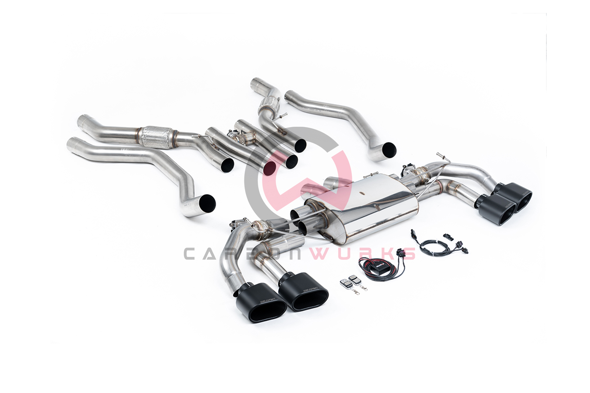 Range Rover Sport P530 L461 V8 Milltek Exhaust System Carbonwurks Poole Bournemouth Dorset