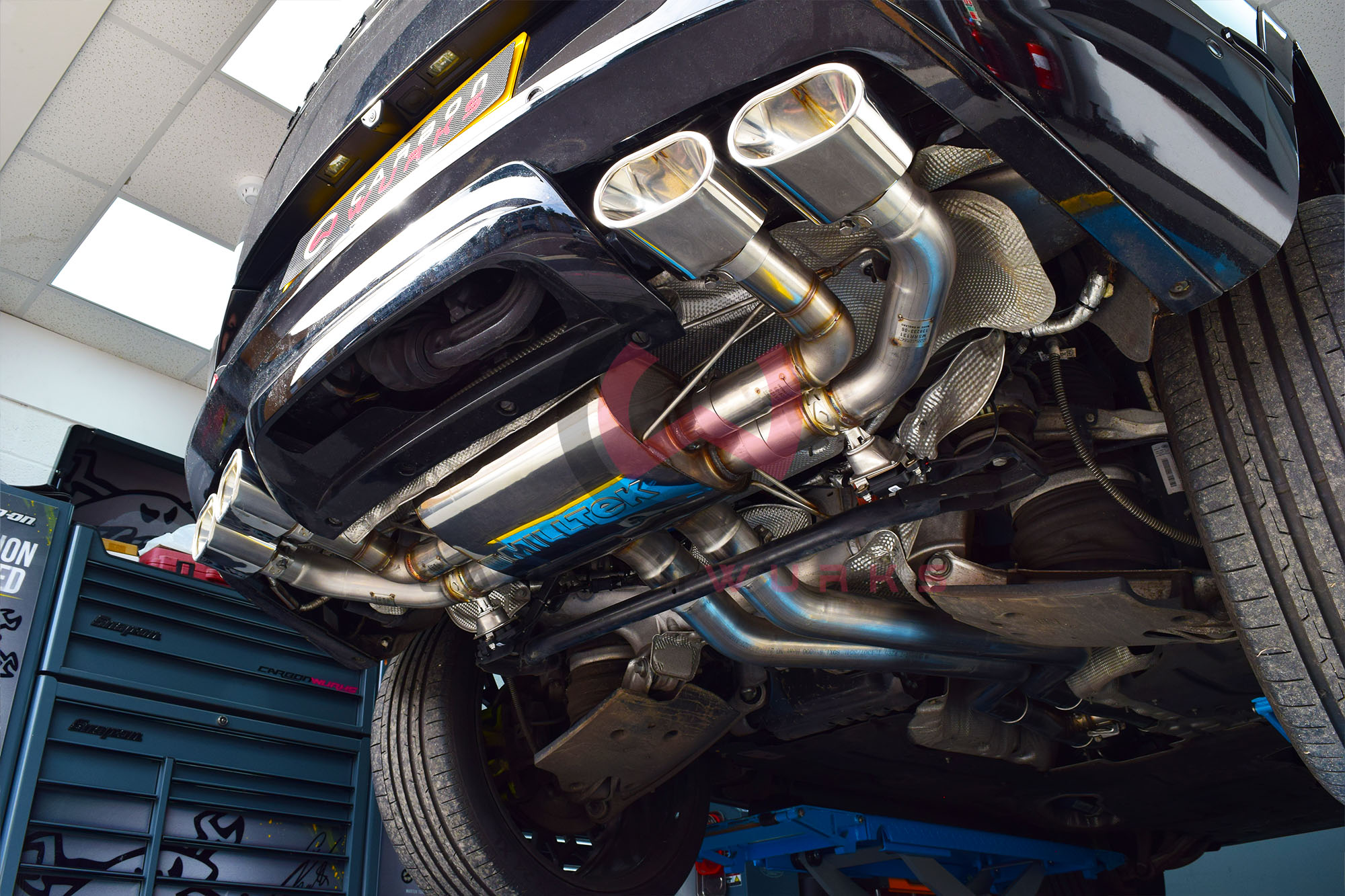 Range Rover Sport P530 L461 V8 Milltek Exhaust System Carbonwurks Poole Bournemouth Dorset