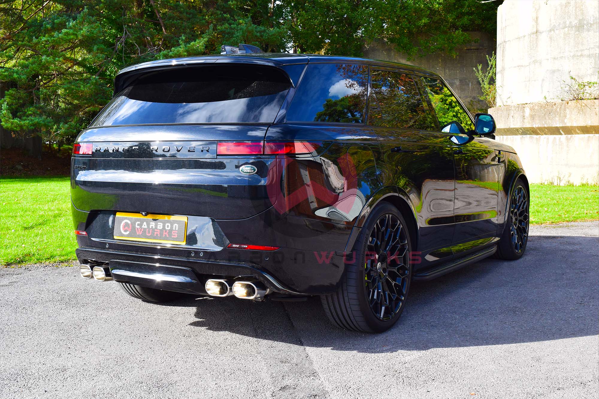 Range Rover Sport P530 L461 V8 Milltek Exhaust System Carbonwurks Poole Bournemouth Dorset